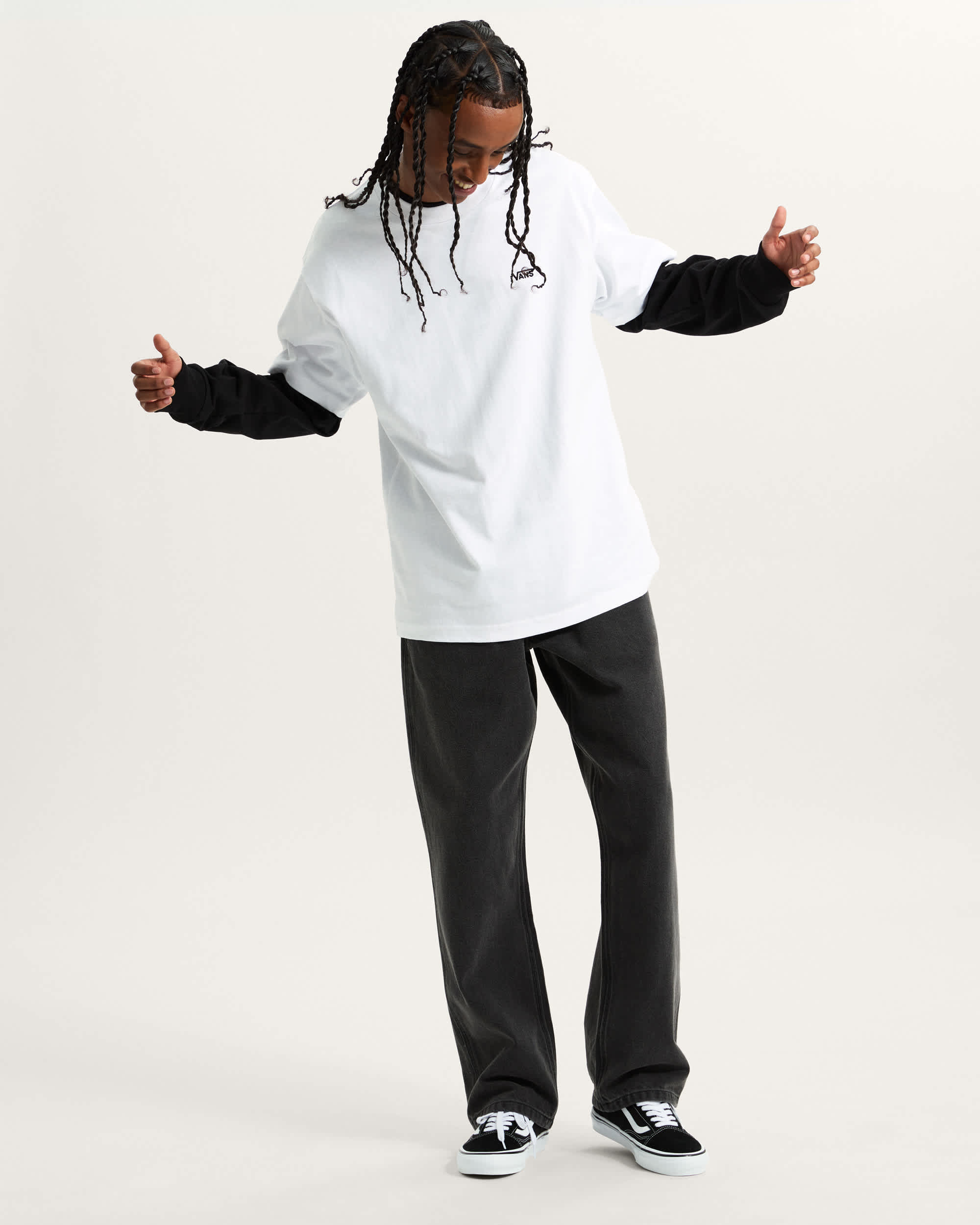 Tshirt Left Chest Logo II VANS Branco ALT4