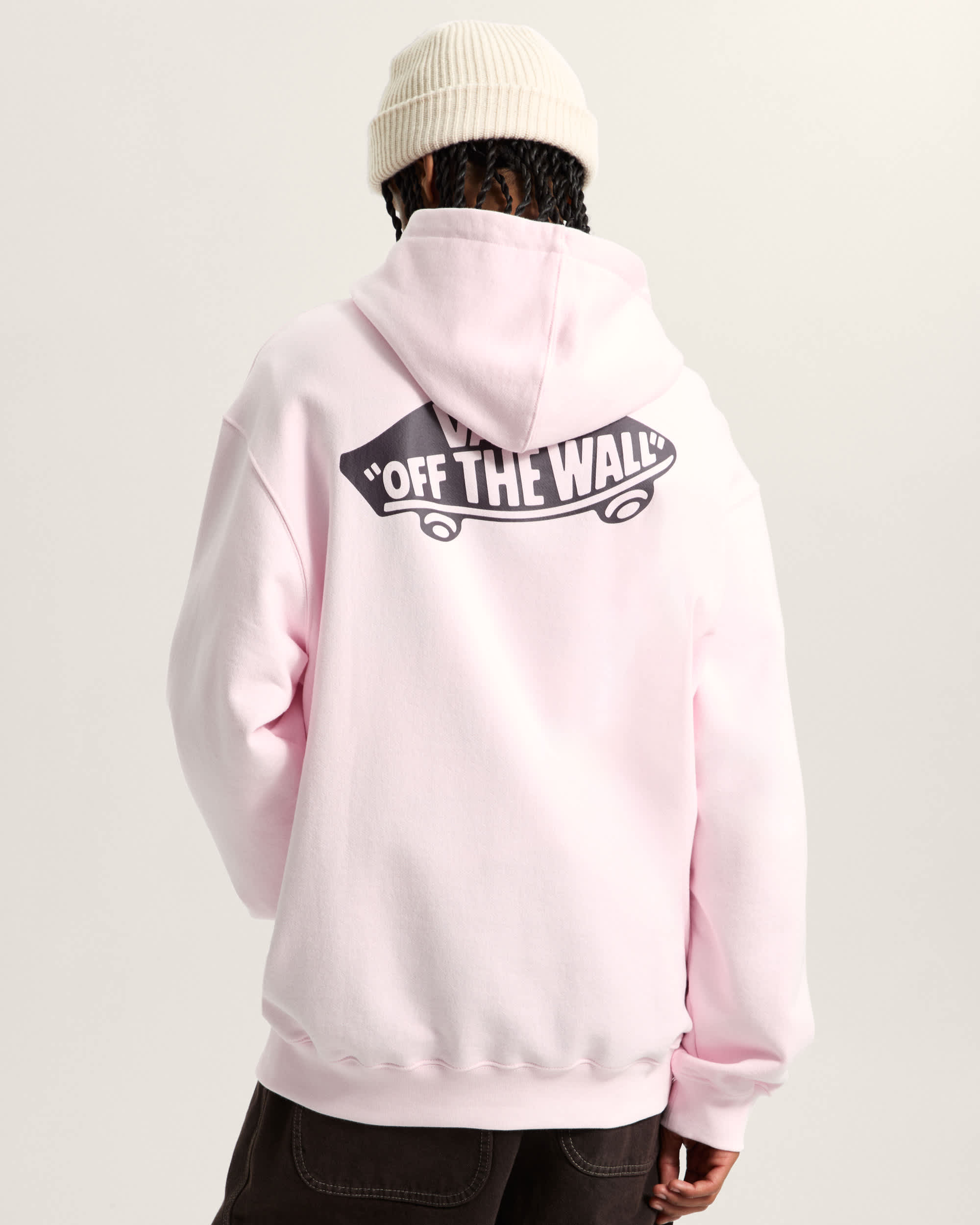 Sweat  capuche Style 76 VANS Rose ALT3