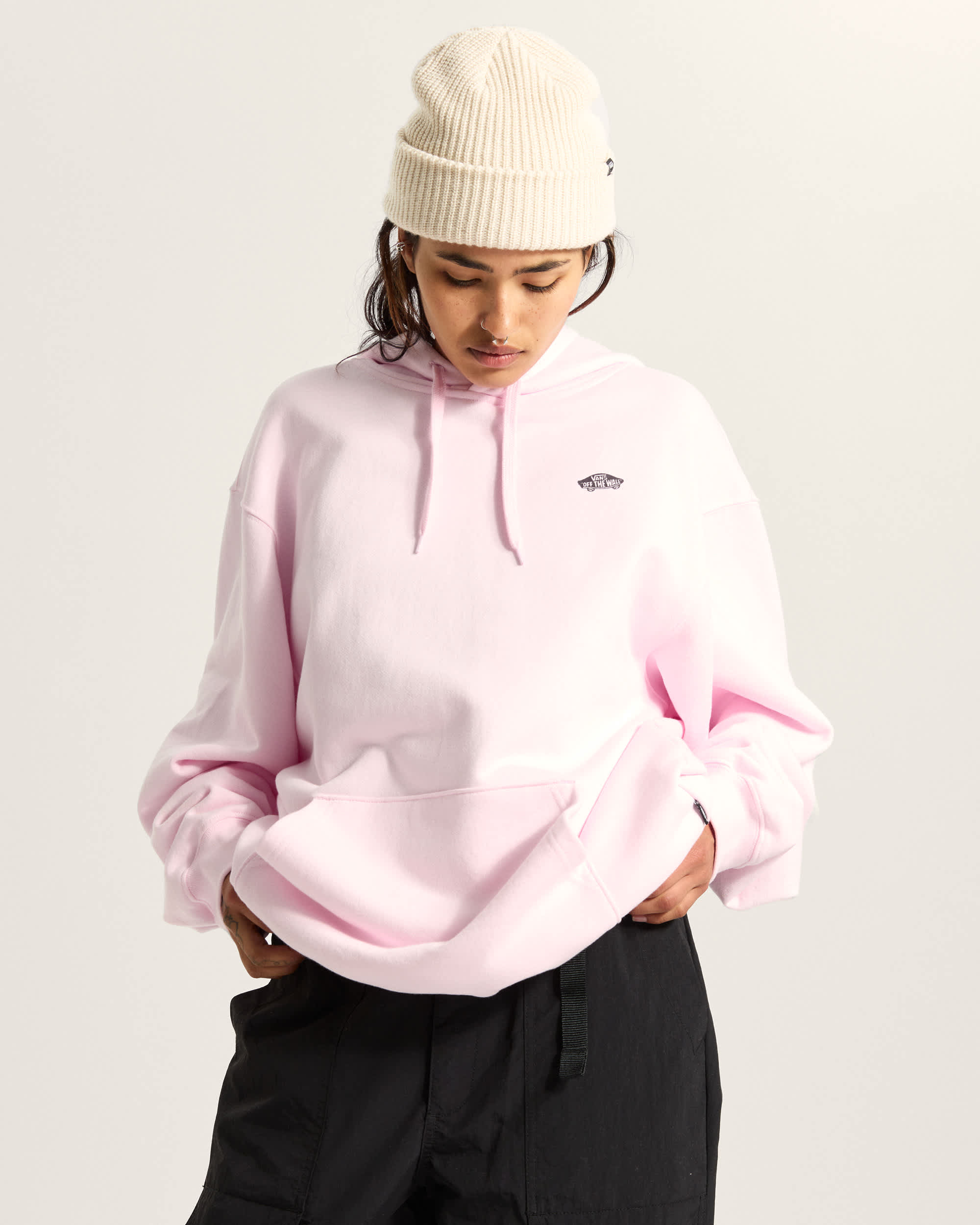 Sweat  capuche Style 76 VANS Rose ALT6