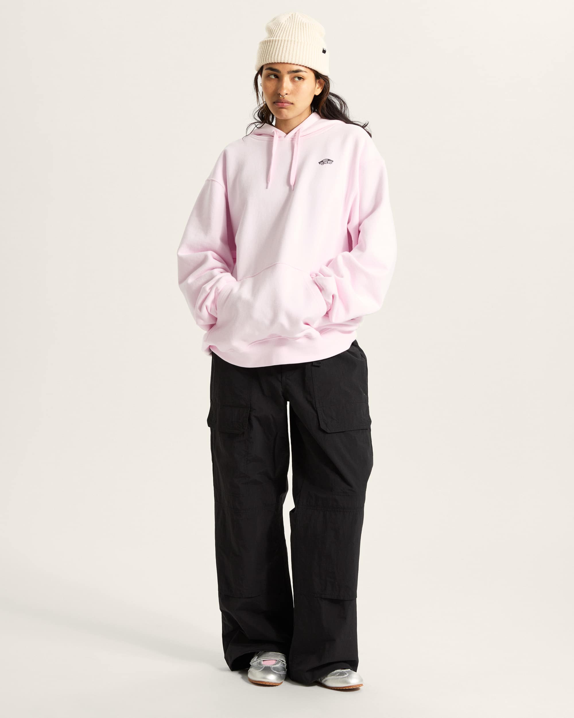 Sweat  capuche Style 76 VANS Rose ALT8