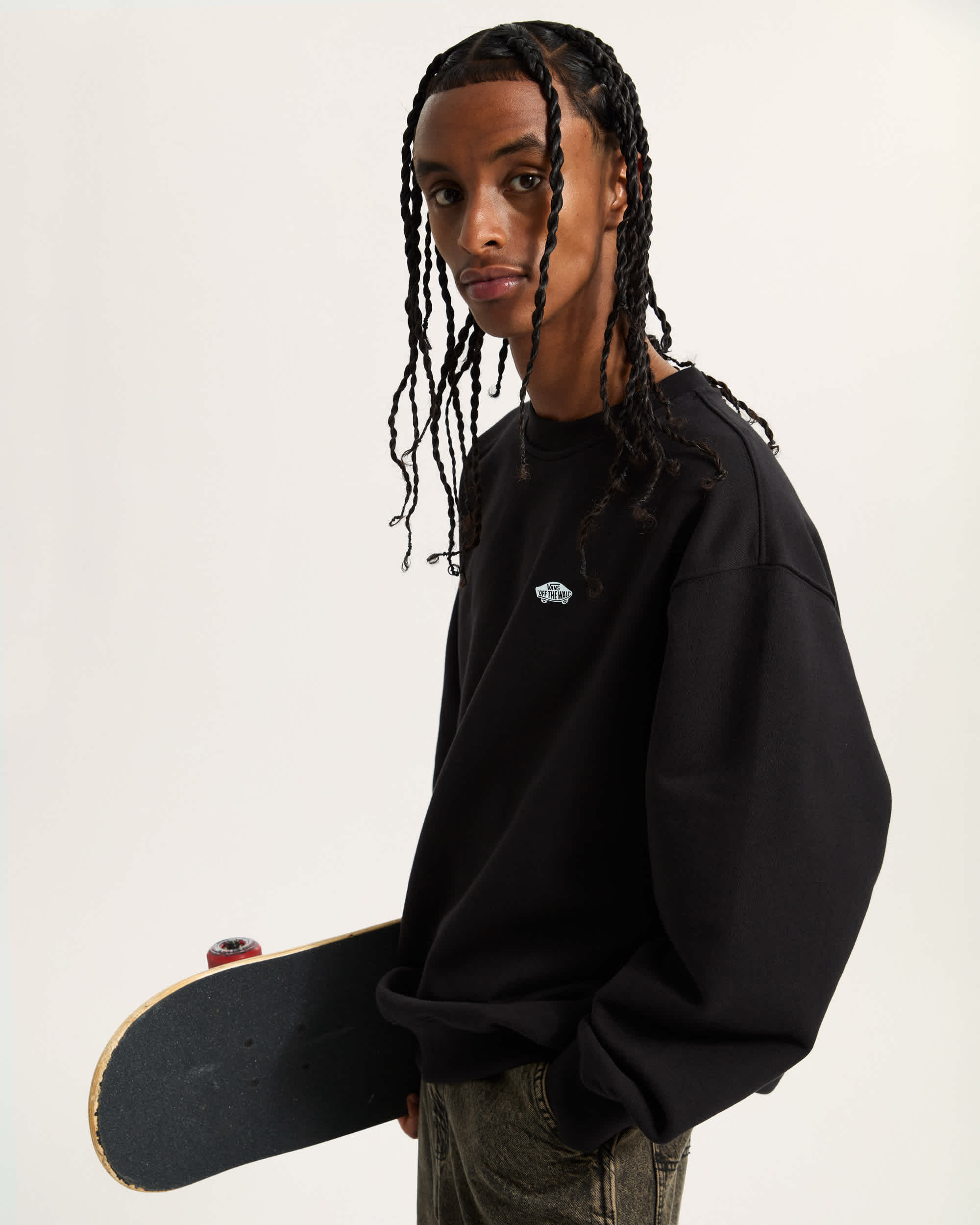 Style 76 Sweatshirt VANS Schwarz ALT2