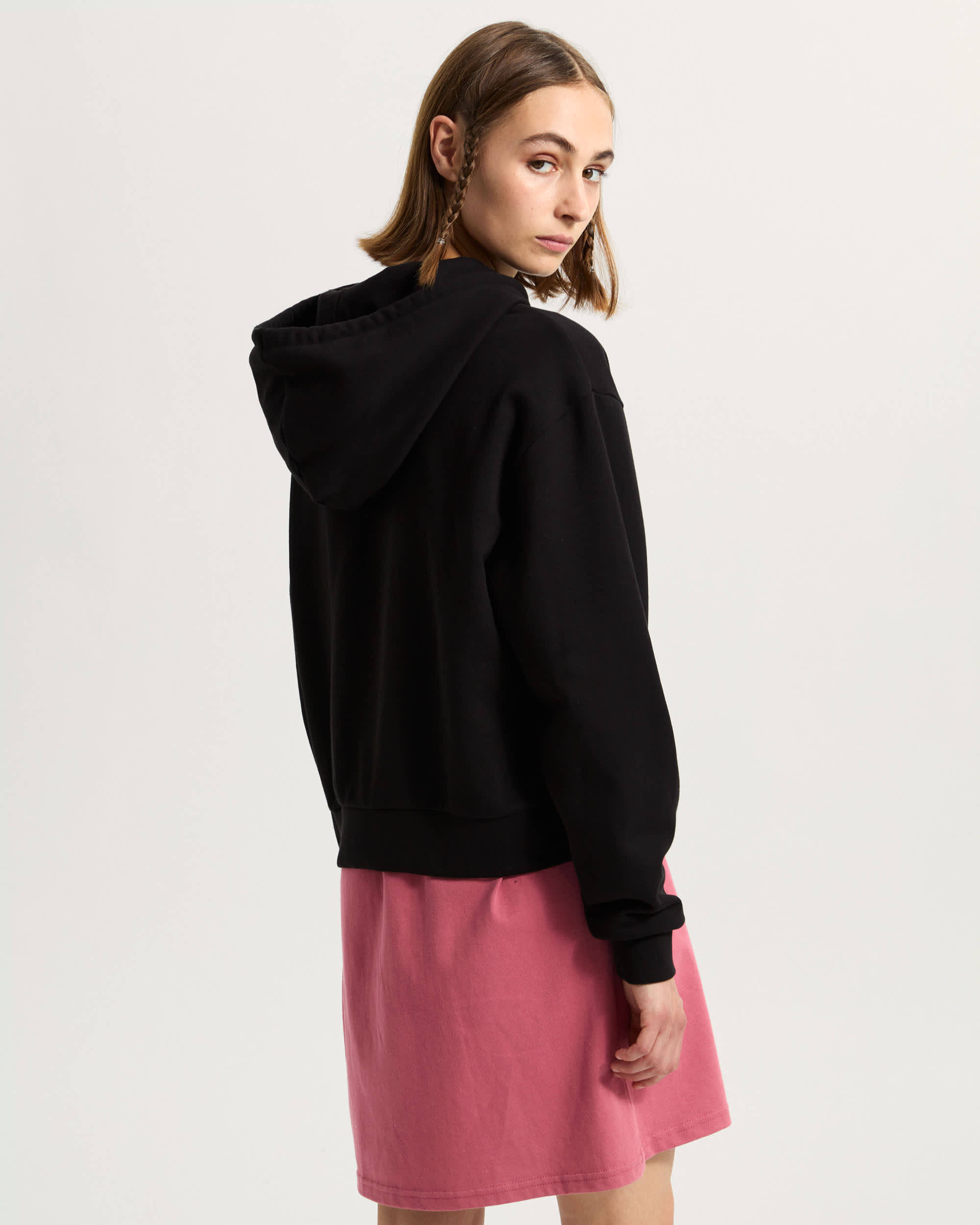 Felpa con cappuccio Salton VANS Nero ALT3