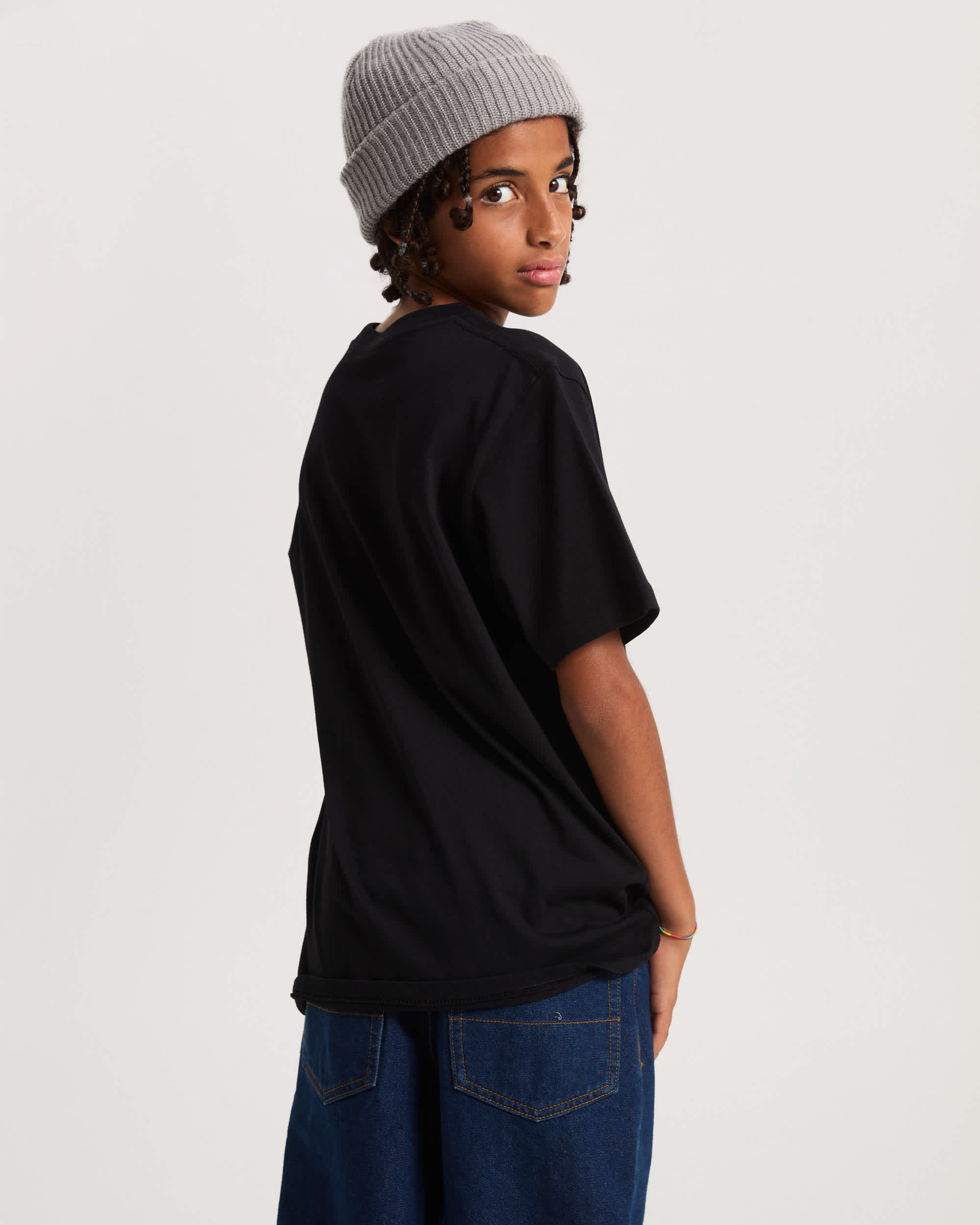 Kinder Salton TShirt 814 Jahre VANS Schwarz ALT3