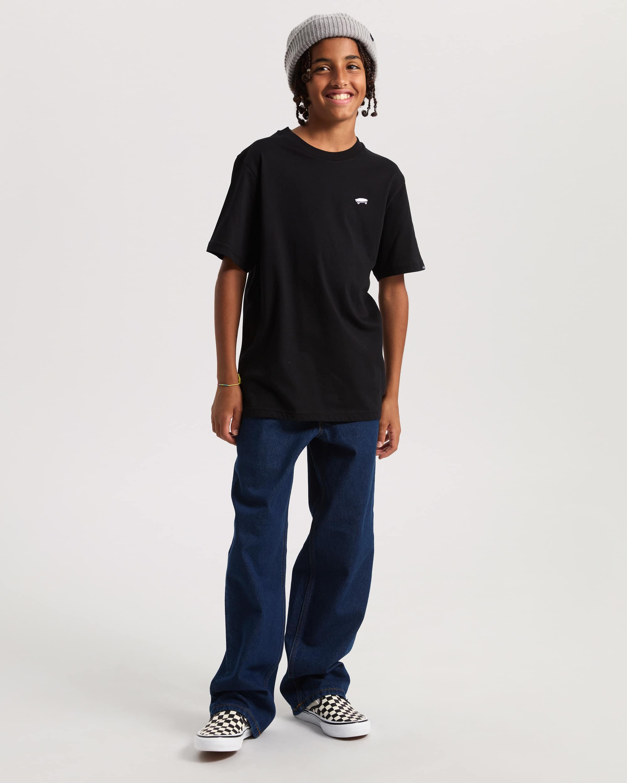 Kinder Salton TShirt 814 Jahre VANS Schwarz ALT4