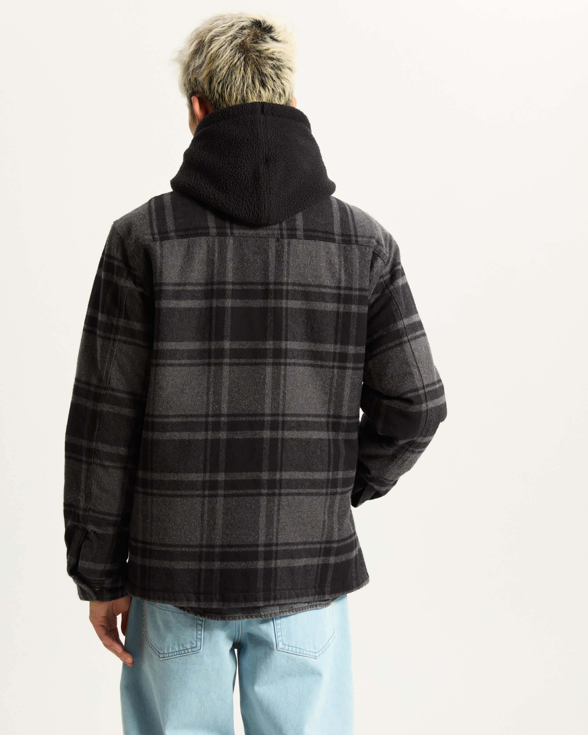 Surchemise  capuche Plaid Piedmont VANS Noir ALT3
