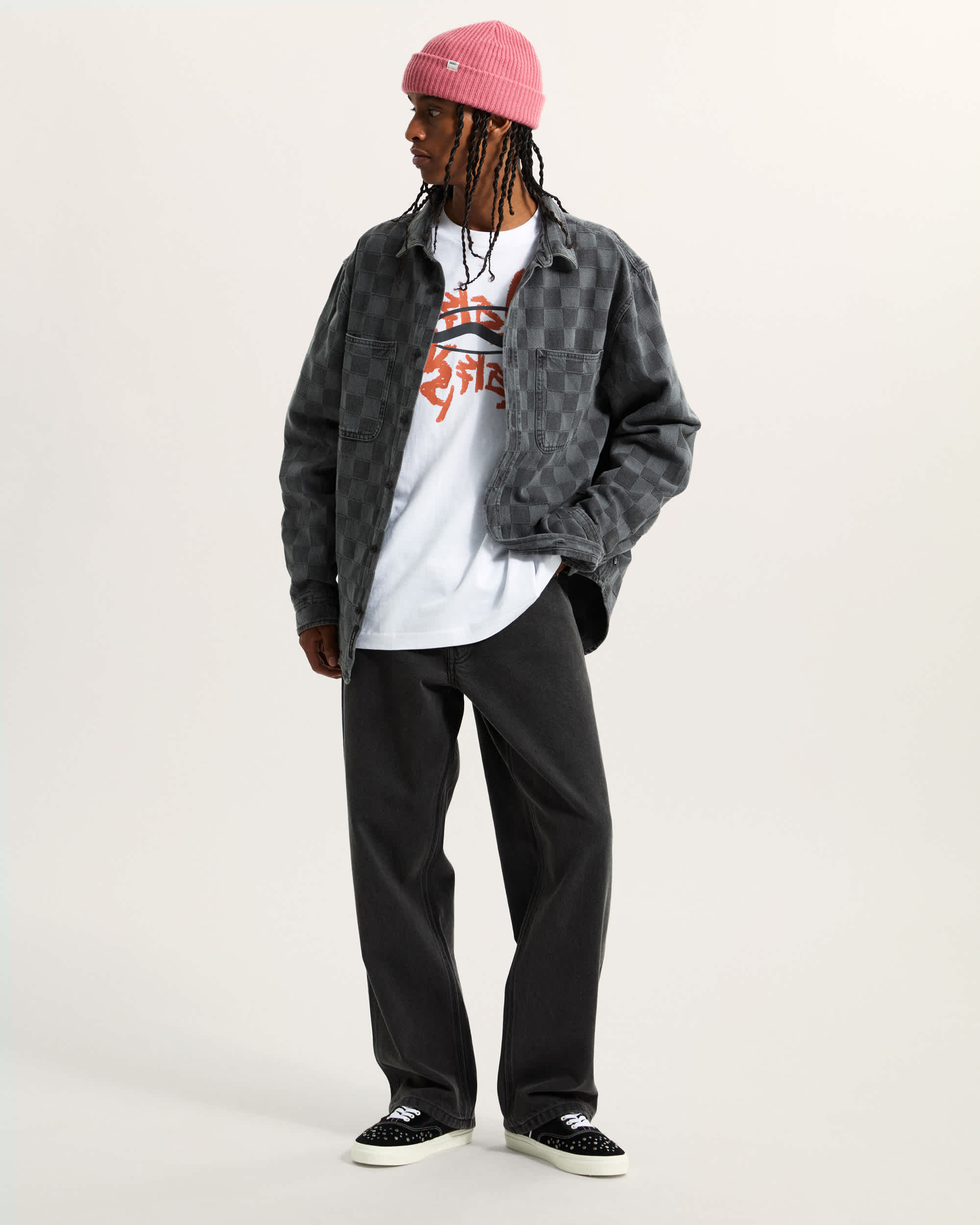 Hastings Checkerboard Hemd VANS Schwarz ALT5