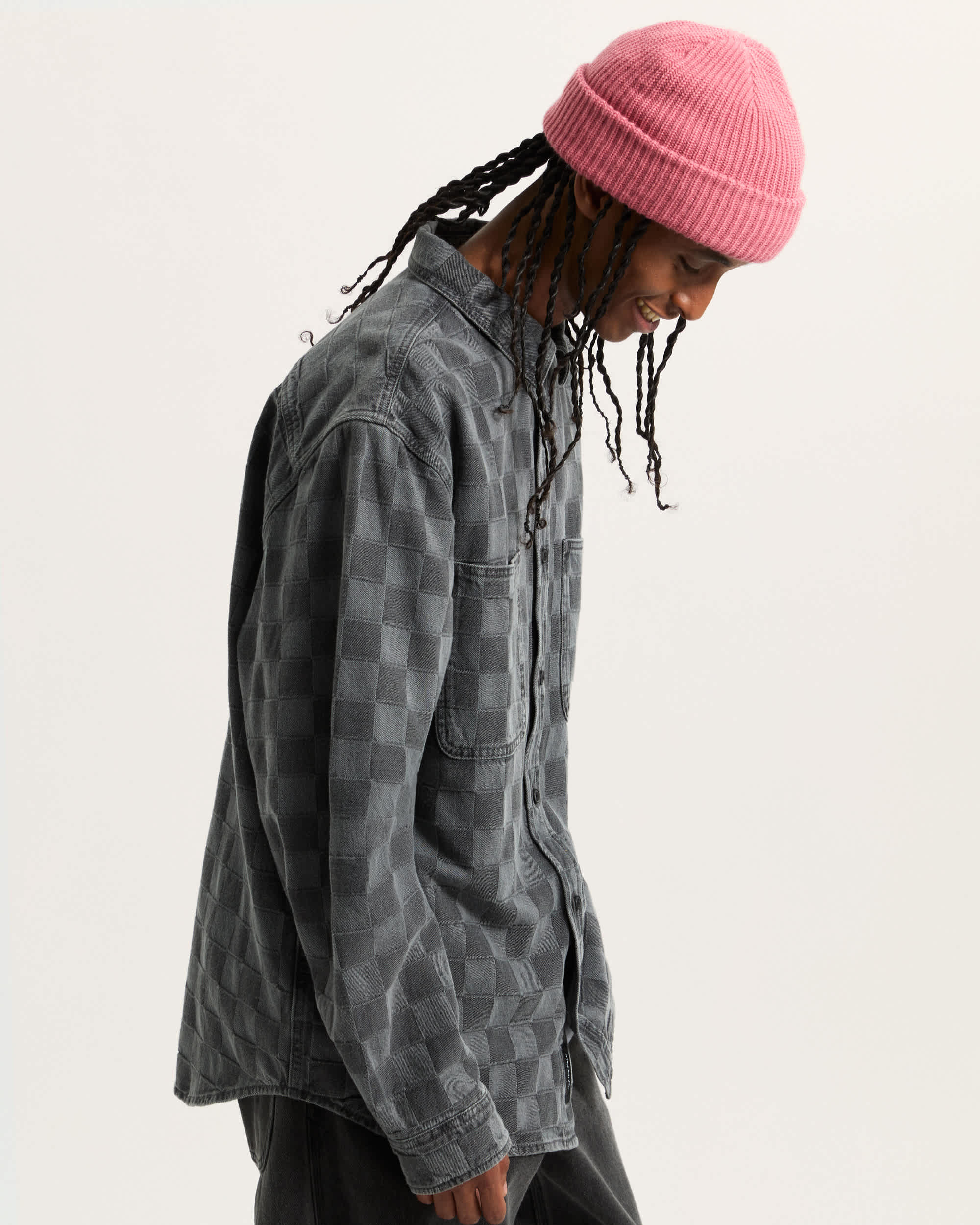 Camisa Checkerboard Hastings VANS Preto ALT4