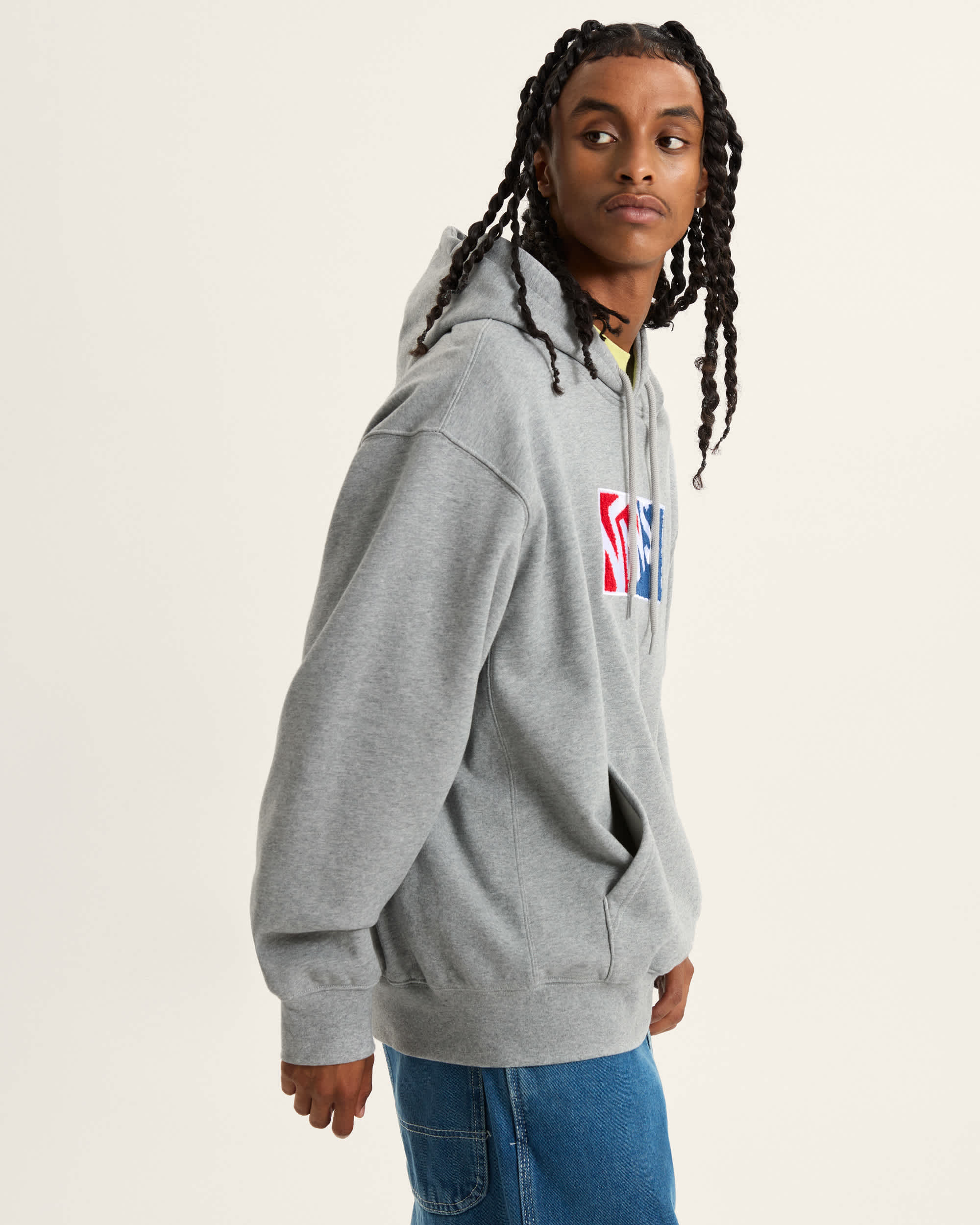 2Farbiger Hoodie mit Rundhalsausschnitt VANS Grau ALT4