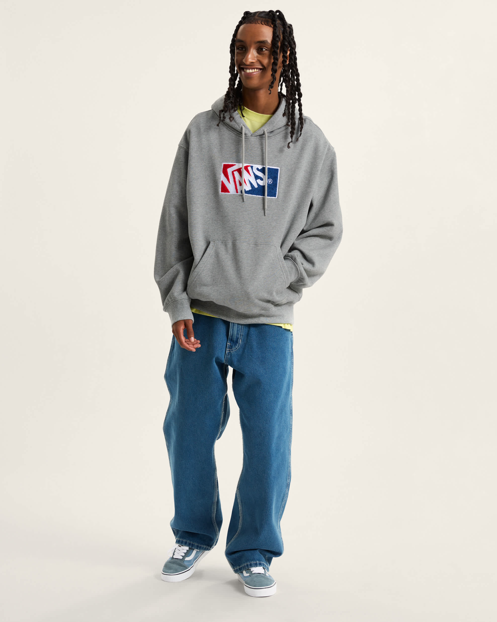 2Farbiger Hoodie mit Rundhalsausschnitt VANS Grau ALT5