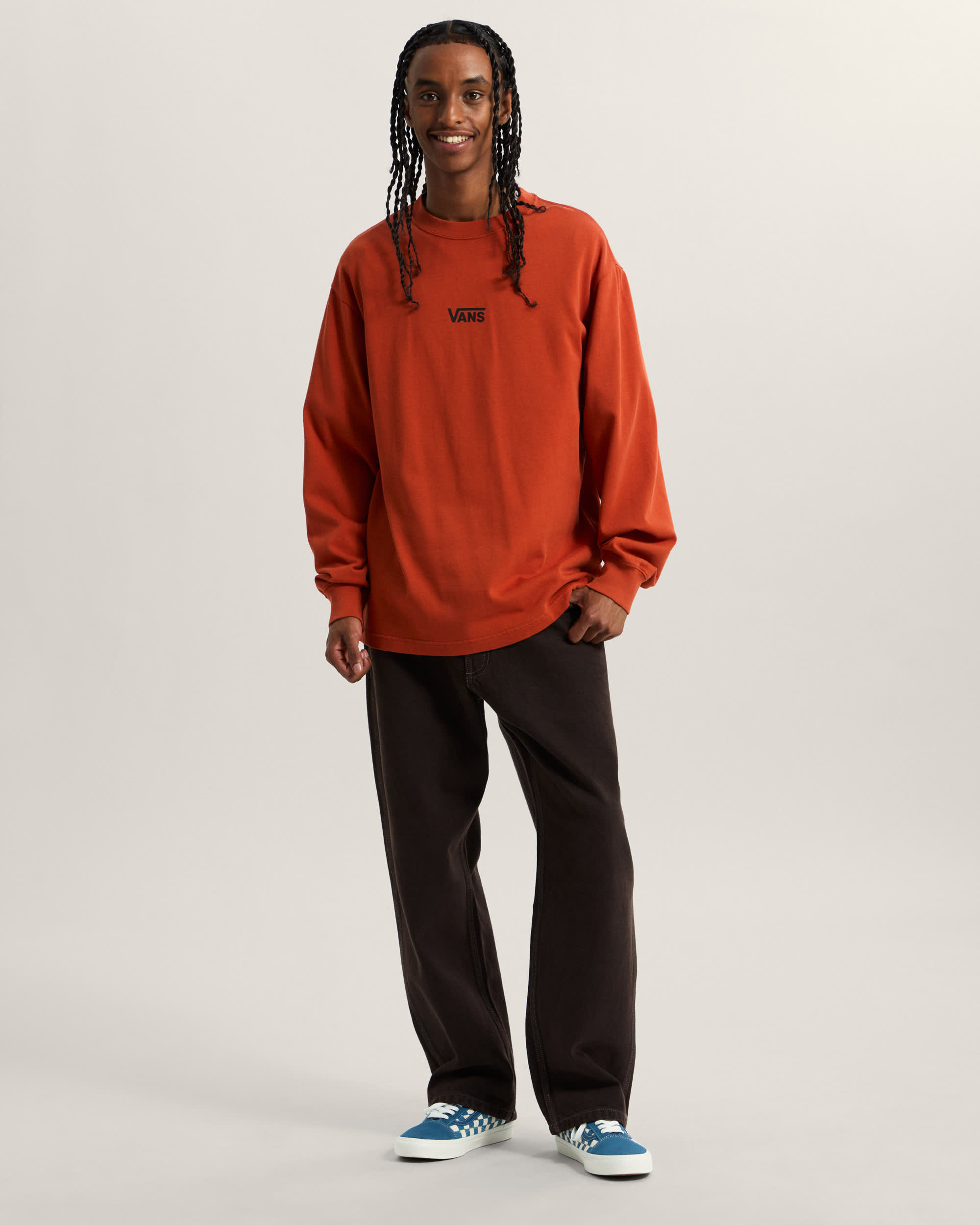 Premium LangarmTShirt mit Grafik VANS Orange ALT5