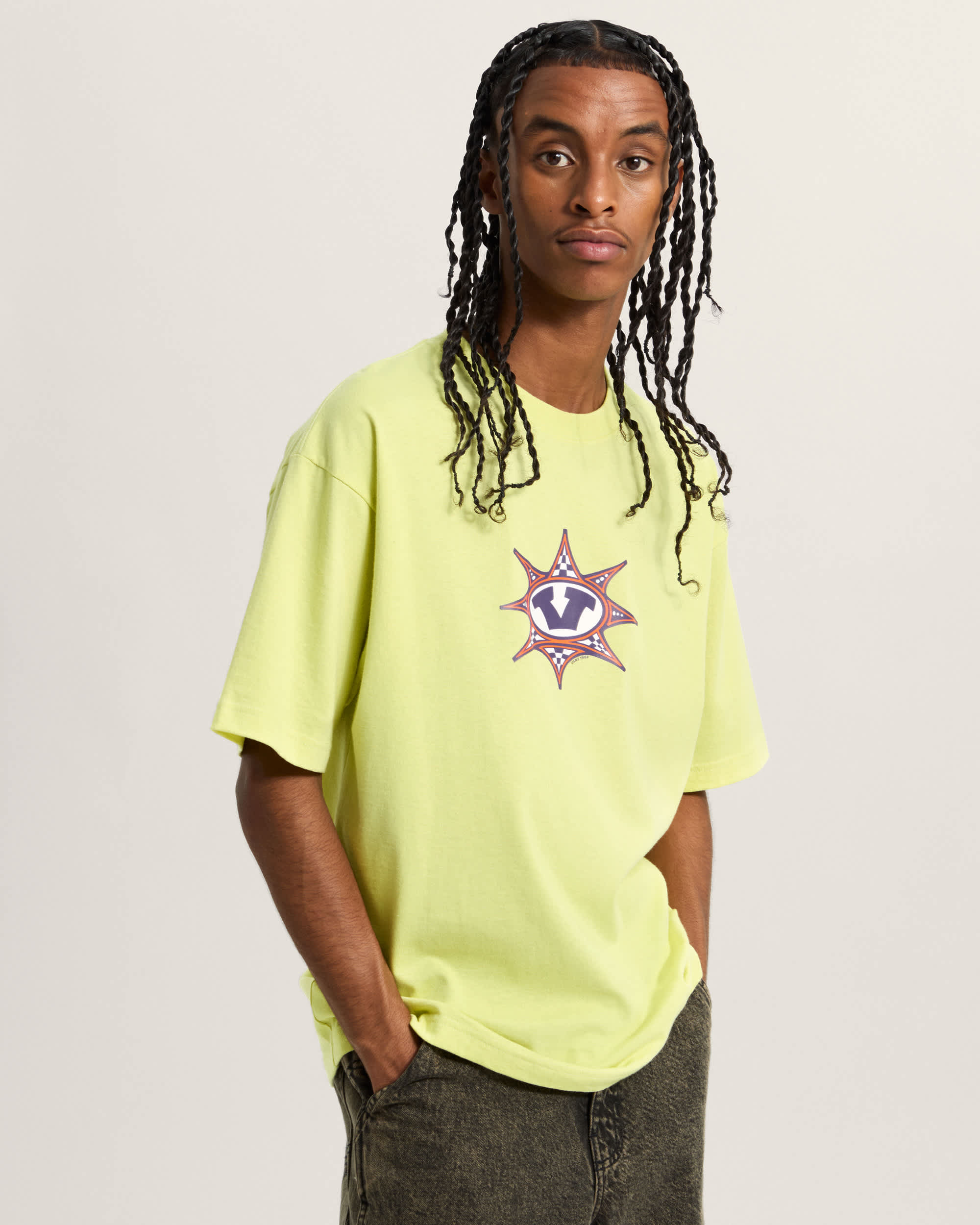 Star Checker TShirt VANS Gelb ALT2