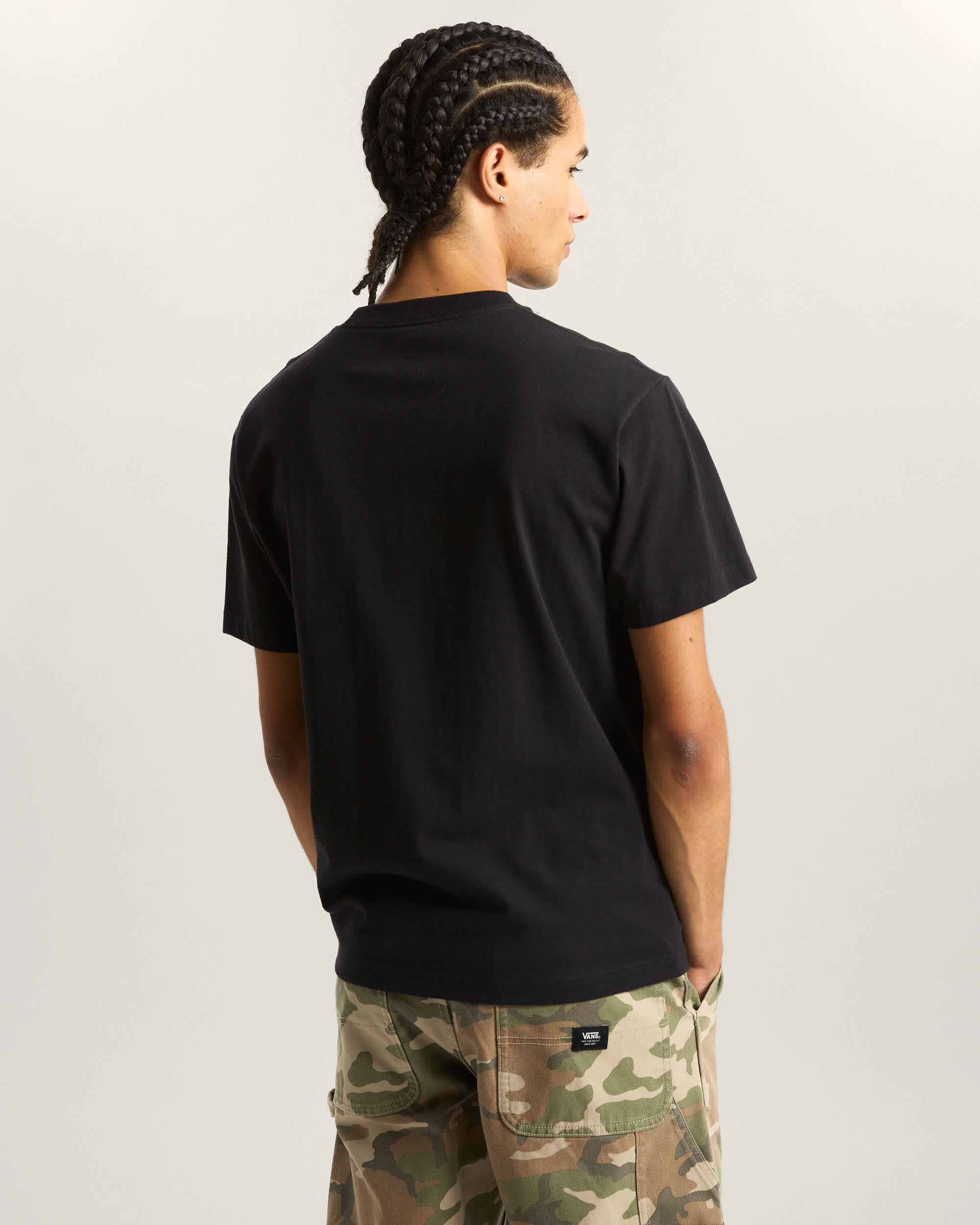 Classic Script TShirt VANS Schwarz ALT3