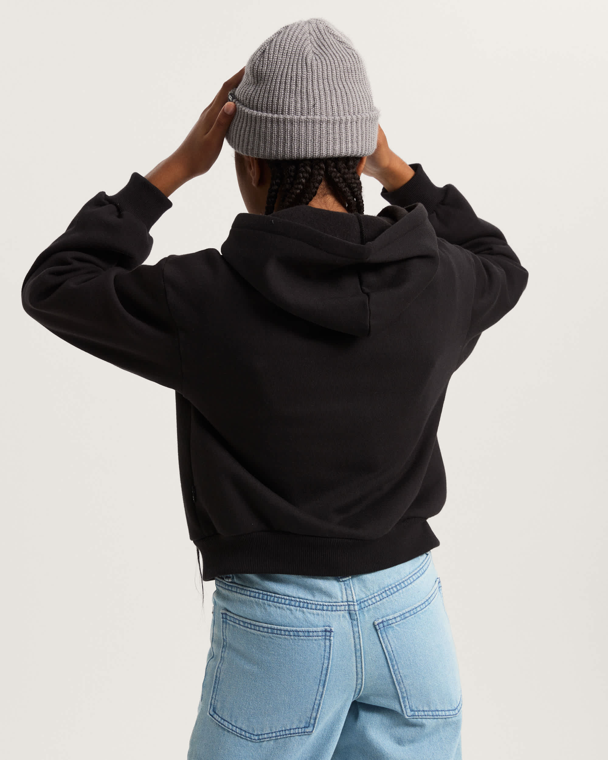 Sweat  capuche zipp Shining Enfant 814 ans VANS Noir ALT3