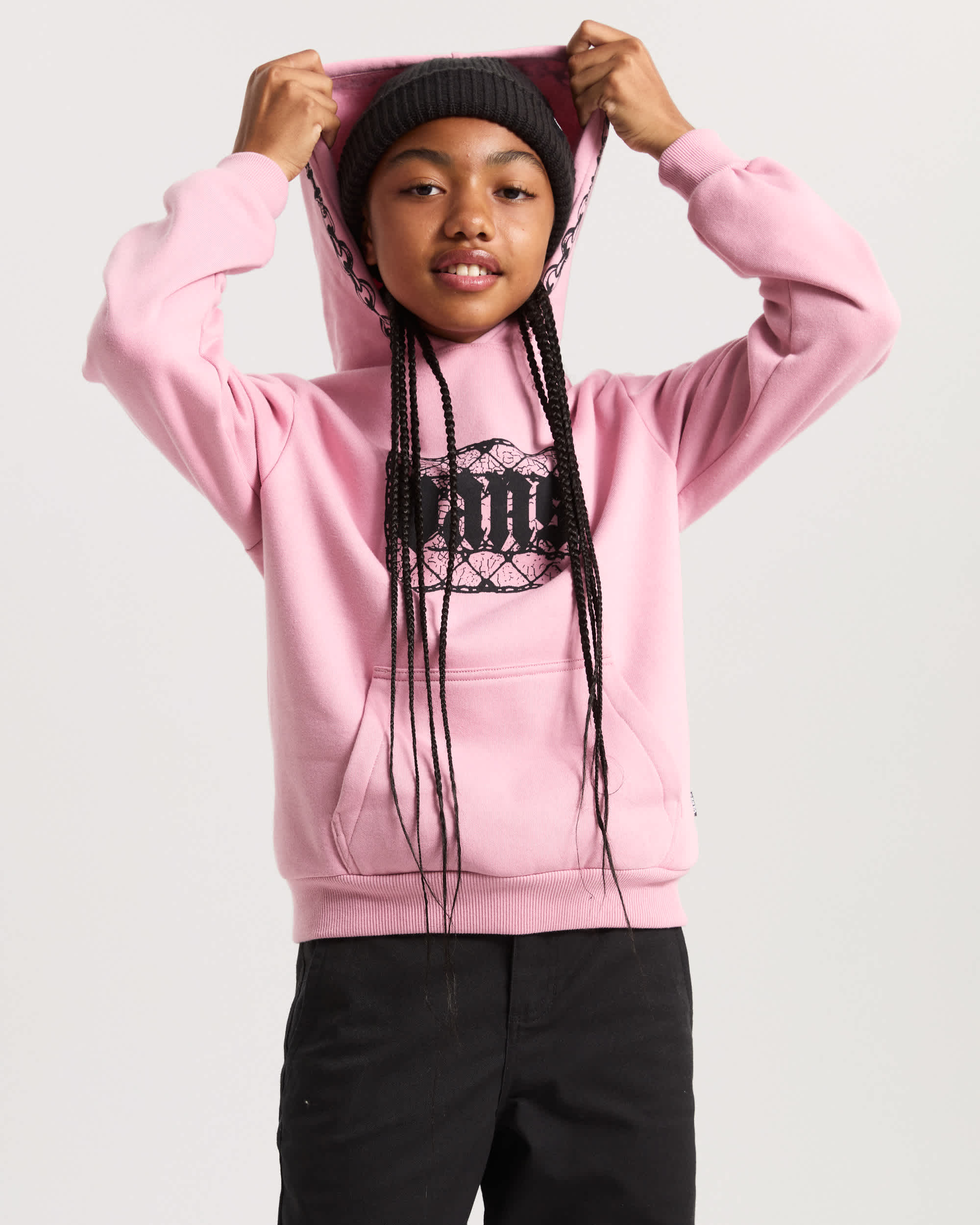 Kleine Kinder The Chain Hoodie VANS Rosa ALT2