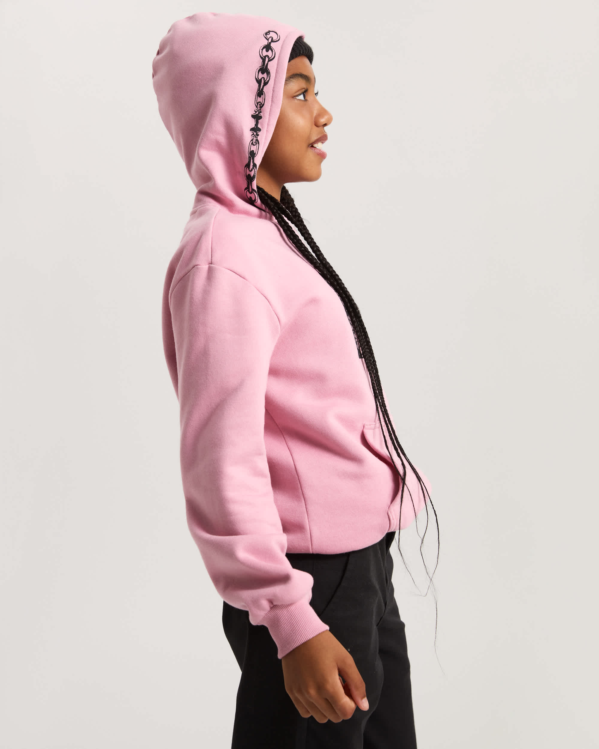 Kleine Kinder The Chain Hoodie VANS Rosa ALT3