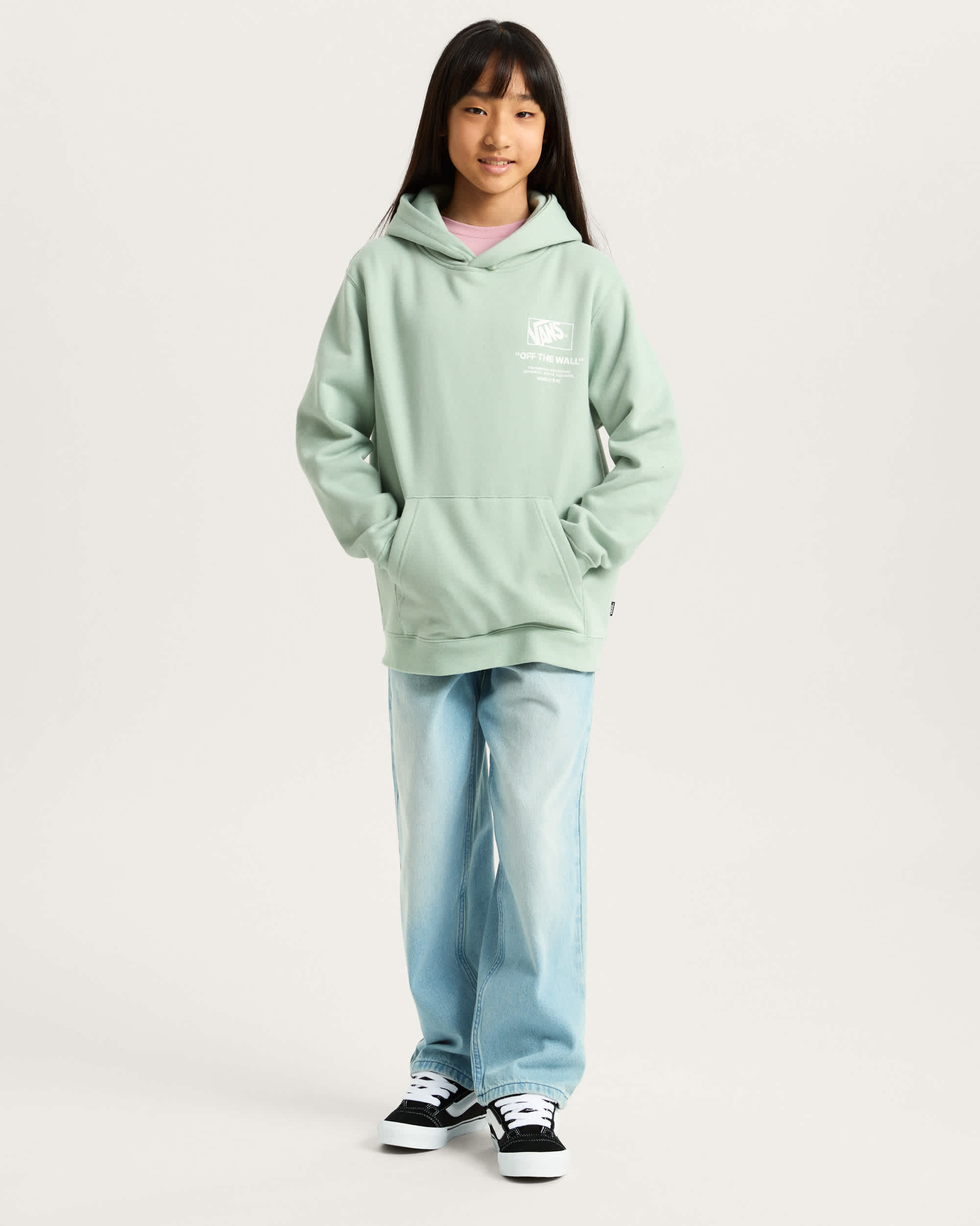 Kids Stockpile Pullover Hoodie 814 Years VANS Blue ALT11