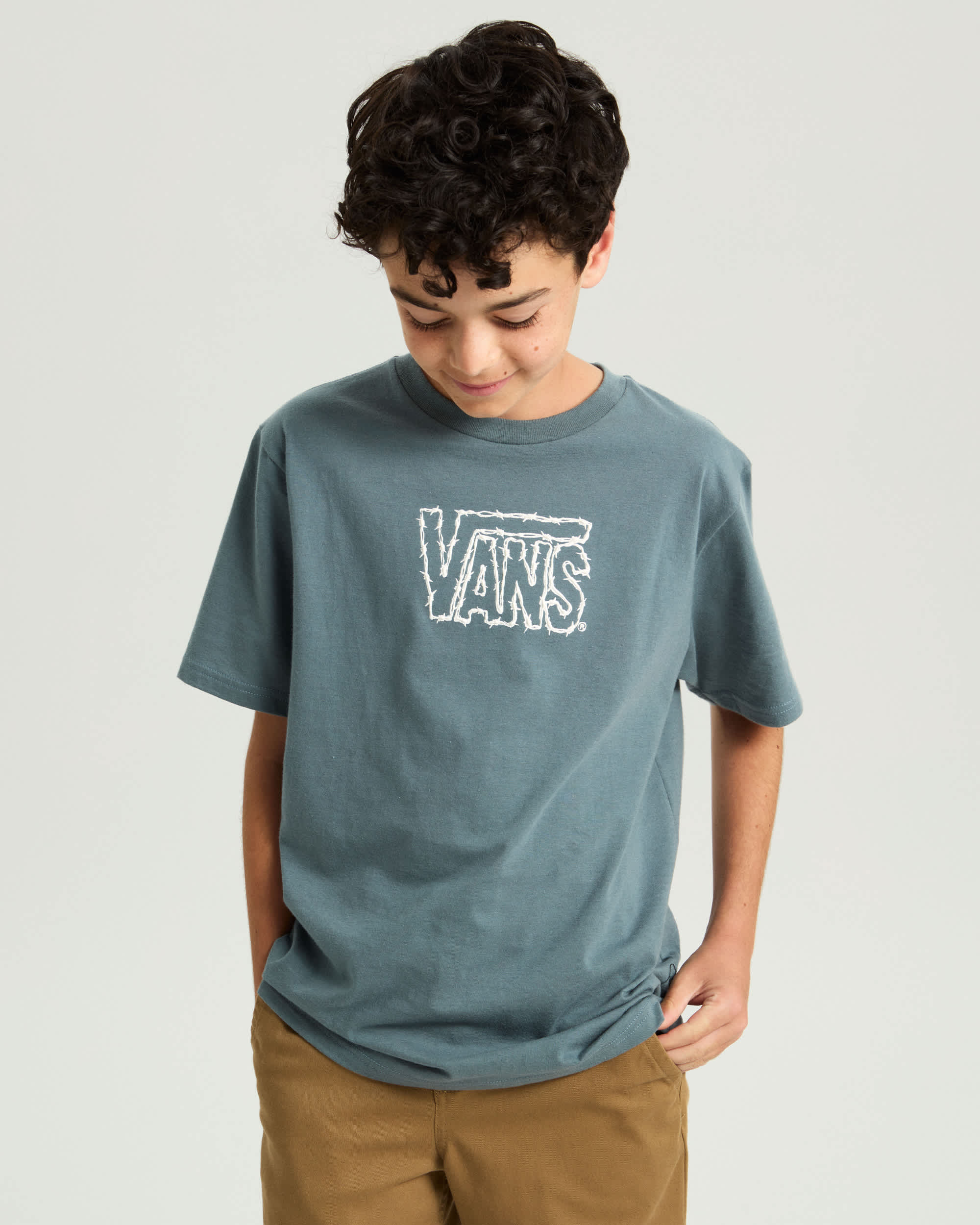 Kinder Cactus Wire TShirt 814 Jahre VANS Grau ALT2