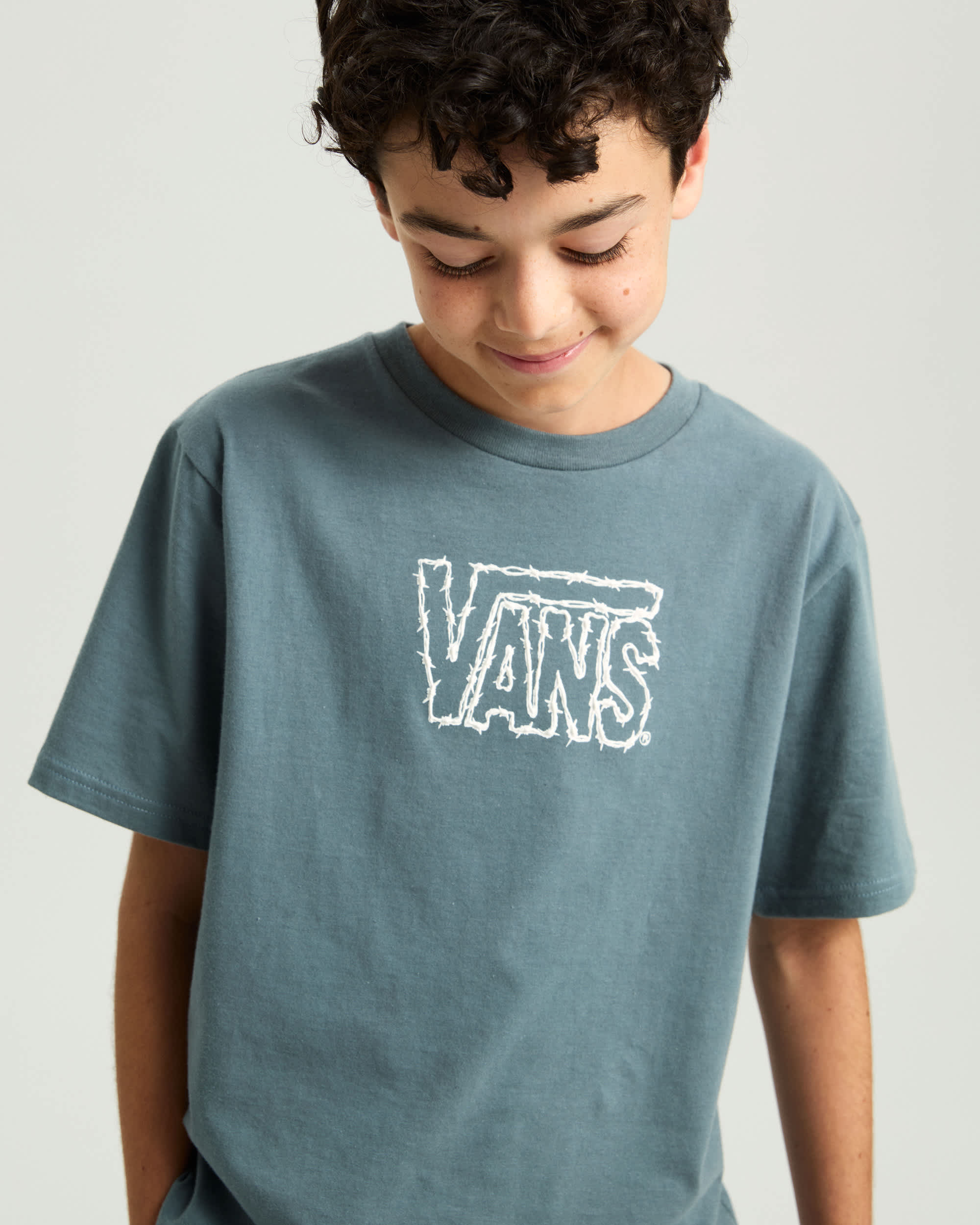 Kinder Cactus Wire TShirt 814 Jahre VANS Grau ALT5