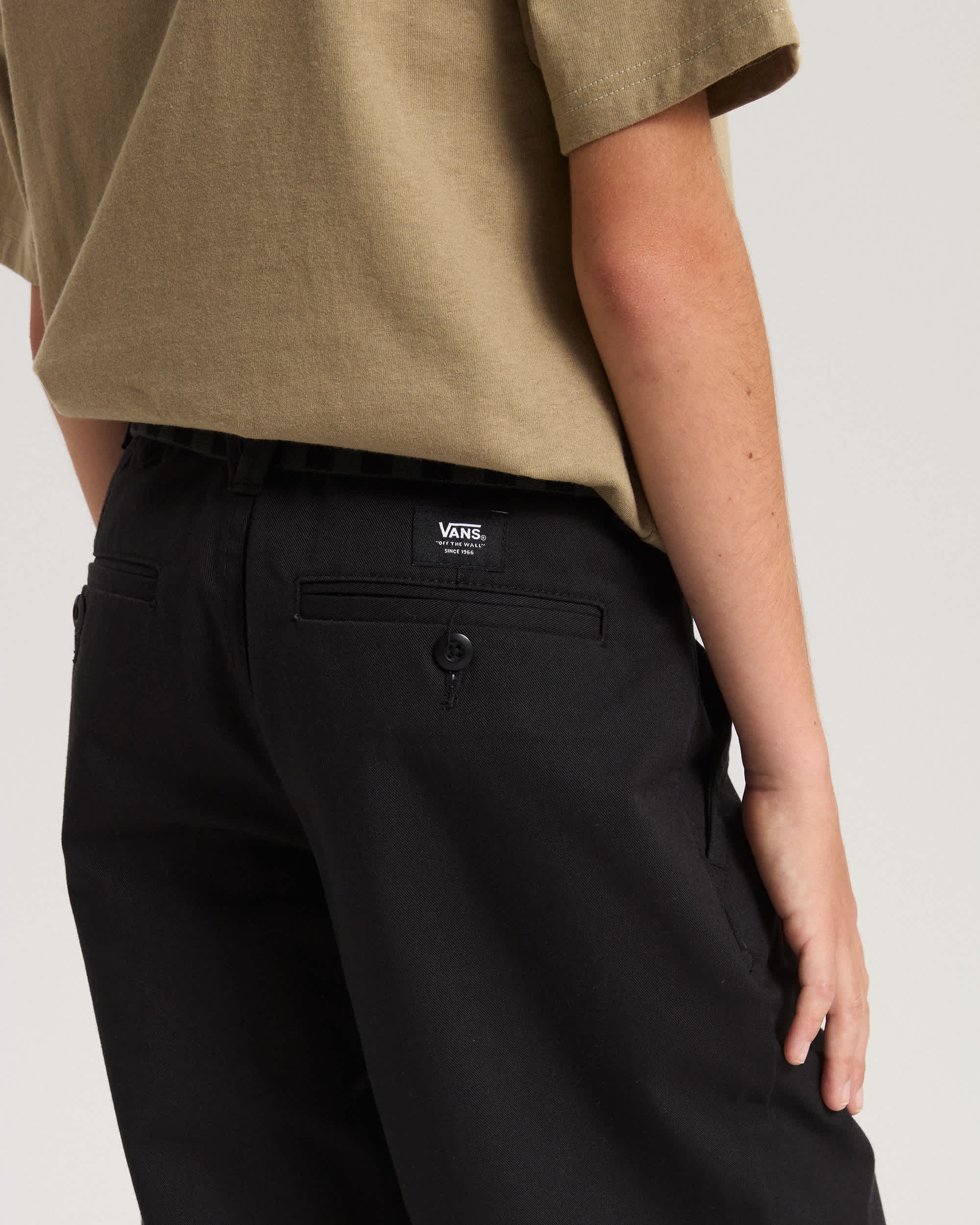 Kinder Authentic Loose Chinohose 814 Jahre VANS Schwarz ALT5