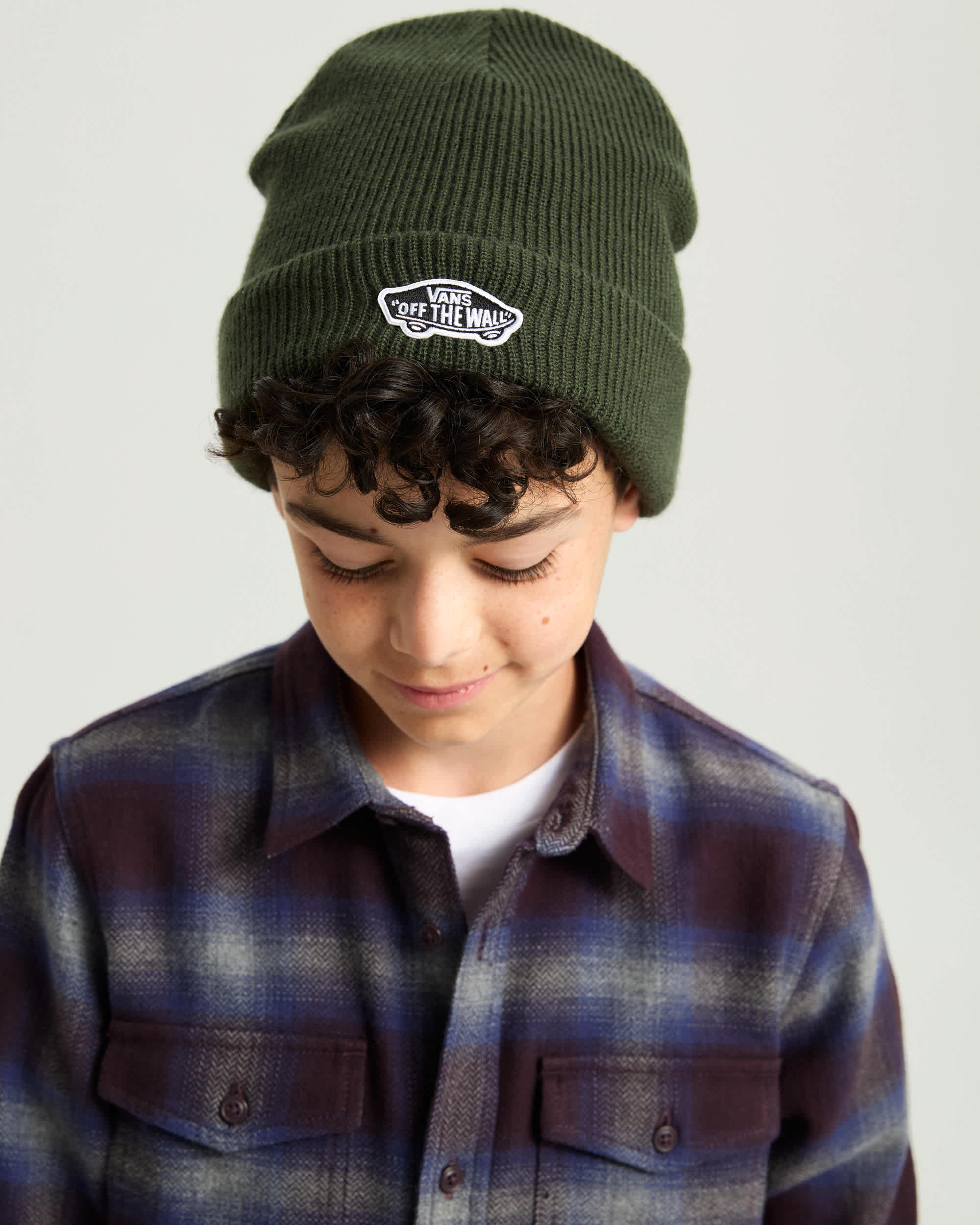 Kinder Vans Classic Beanie mit Umschlag VANS Grn ALT3