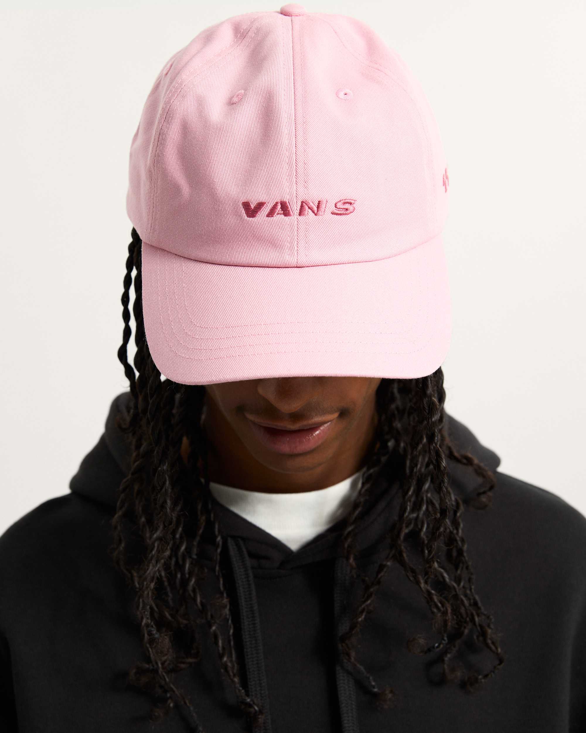 Check Side Snapback Cap VANS Rosa ALT3