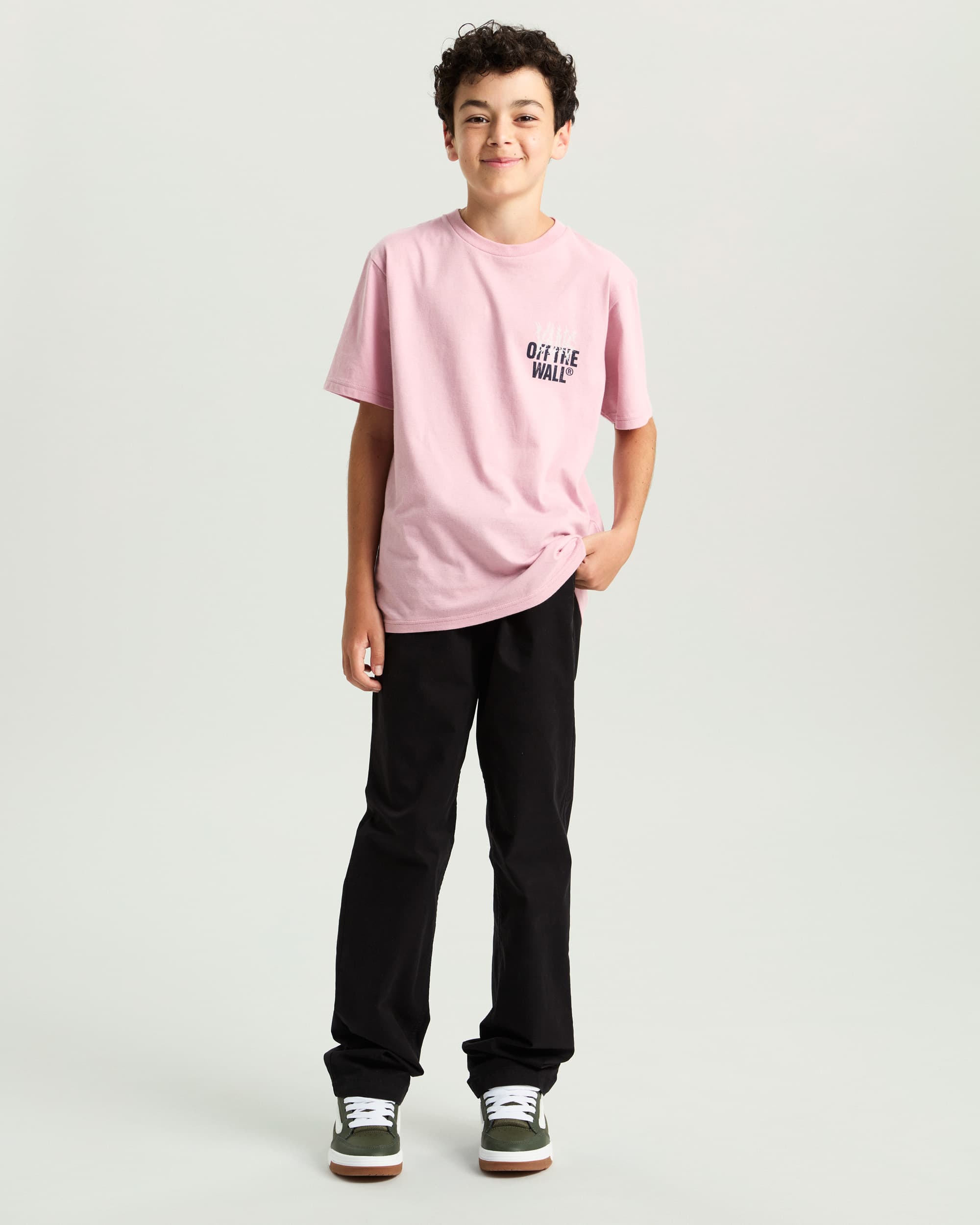 Kids Metal Wall TShirt 814 Years VANS Pink ALT4