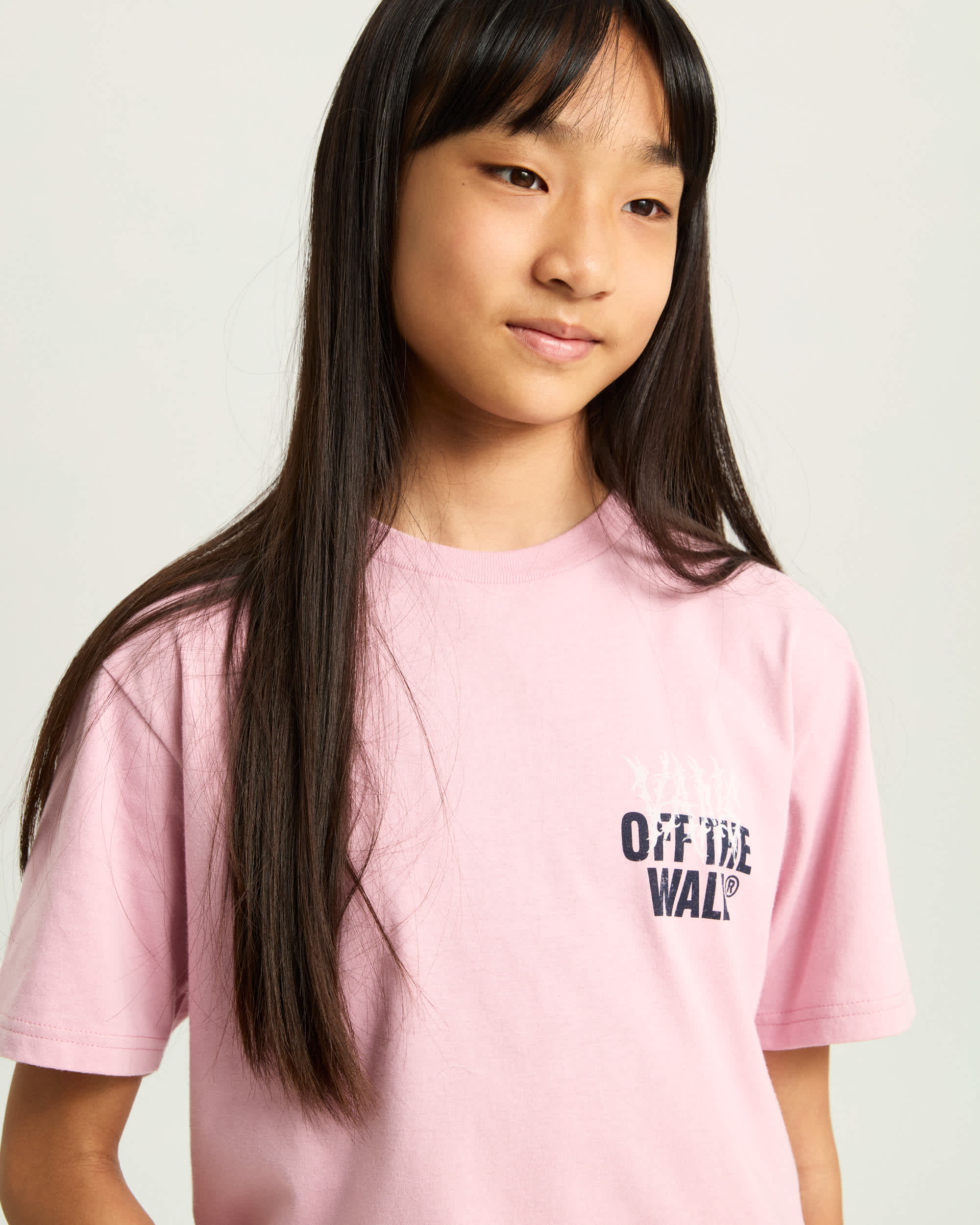 Kids Metal Wall TShirt 814 Years VANS Pink ALT9
