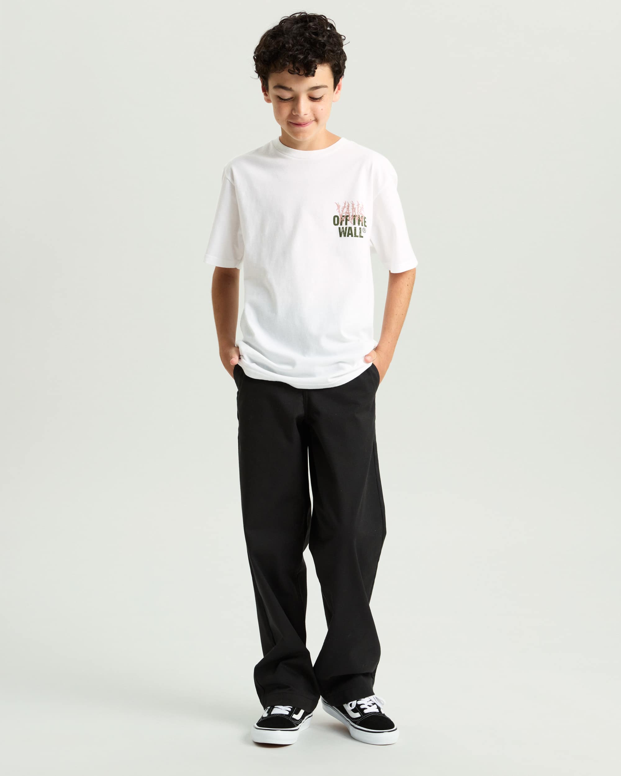 Tshirt Metal Wall Ado 814 ans VANS Blanc ALT4