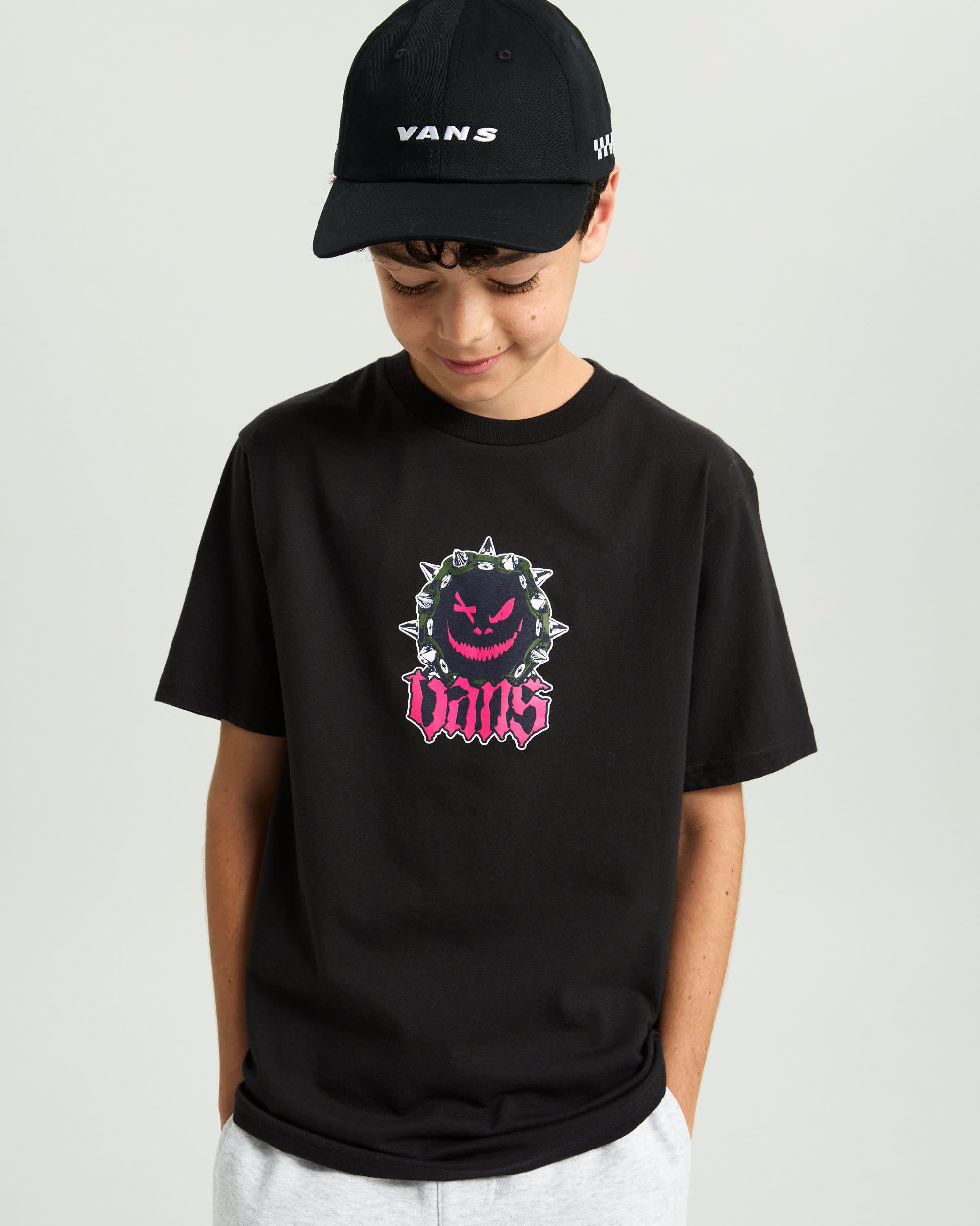 Kinder Happy Spike TShirt 814 Jahre VANS Schwarz ALT2