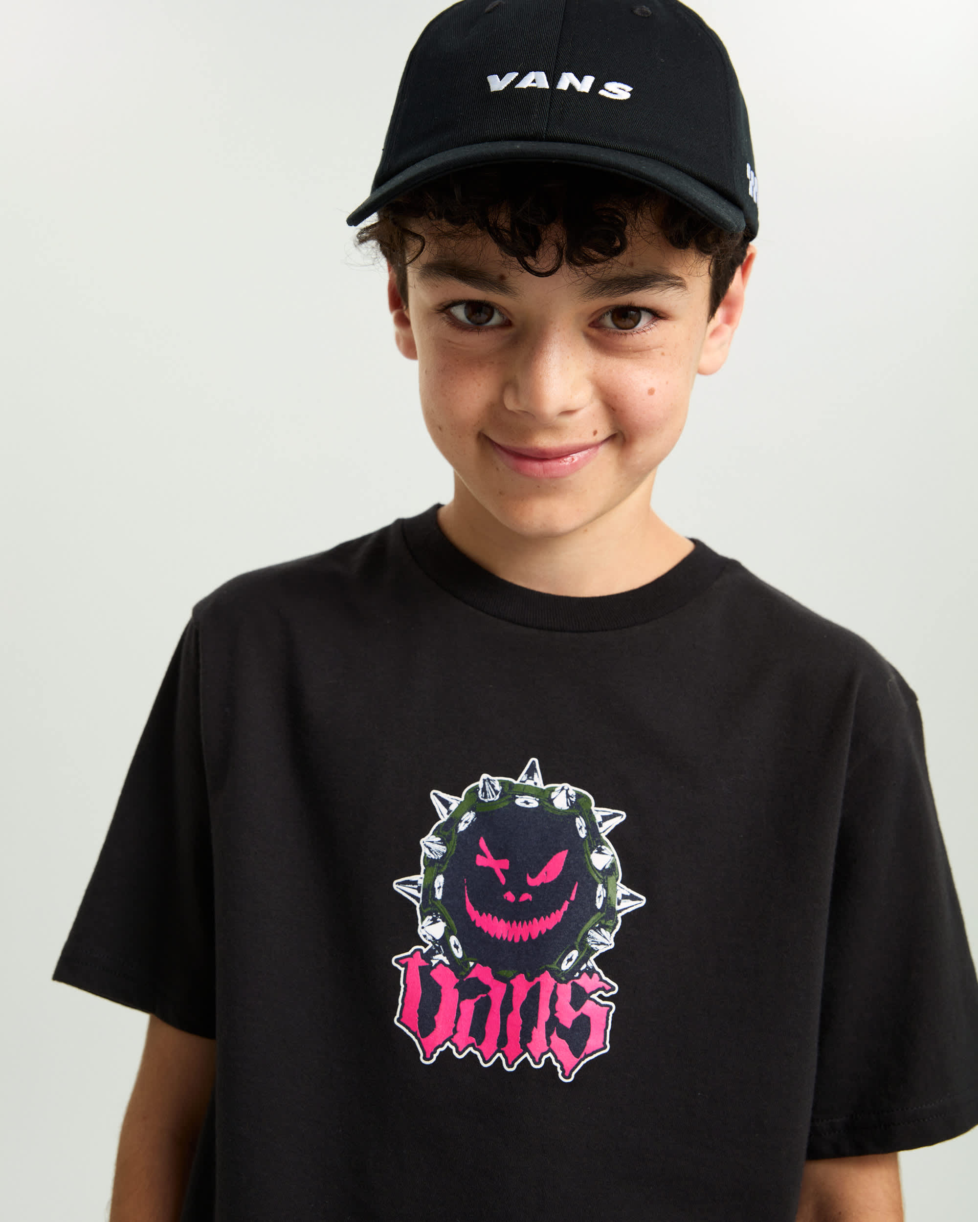 Kinder Happy Spike TShirt 814 Jahre VANS Schwarz ALT5