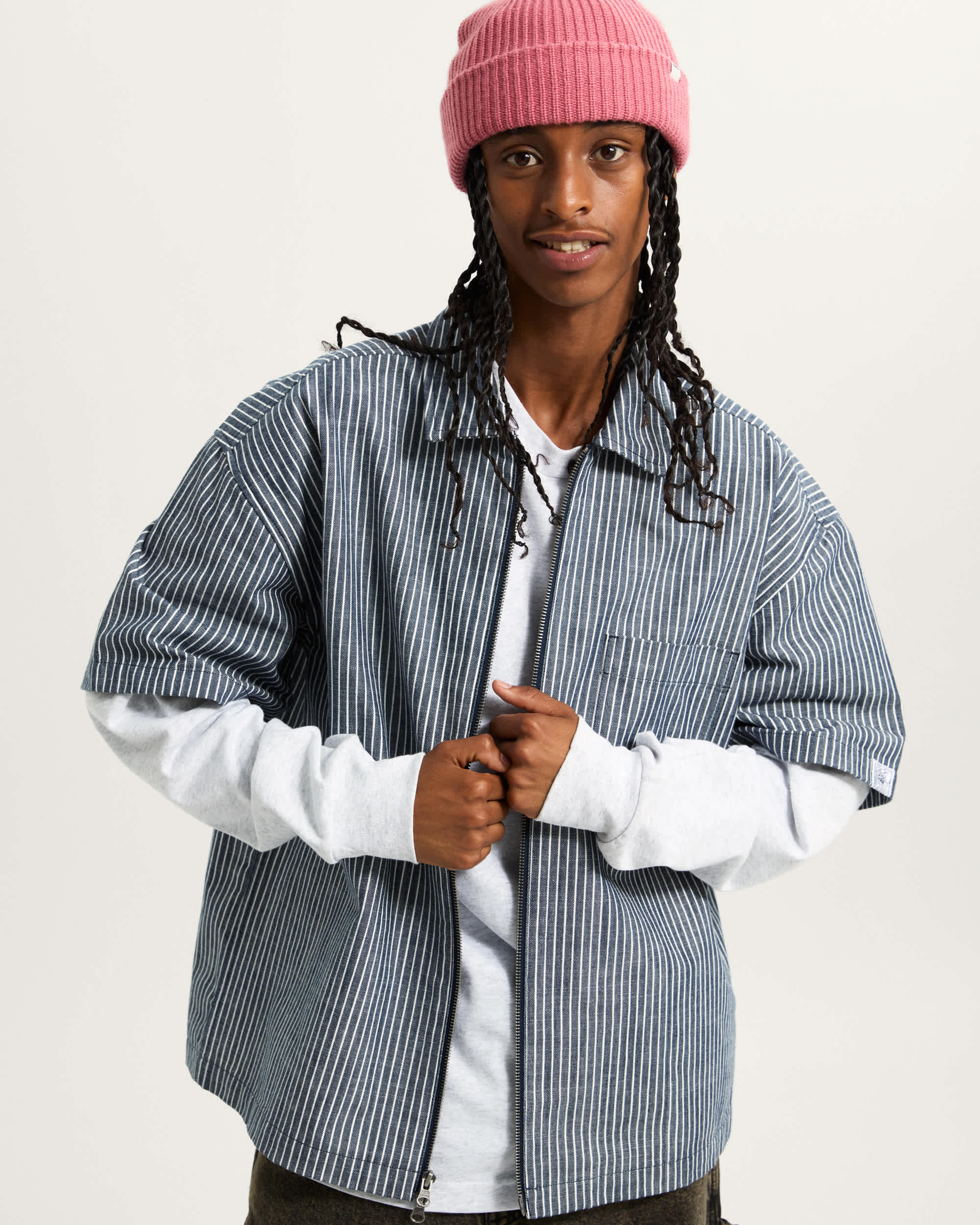 Raw Instinct Woven Shirt VANS Navy ALT2