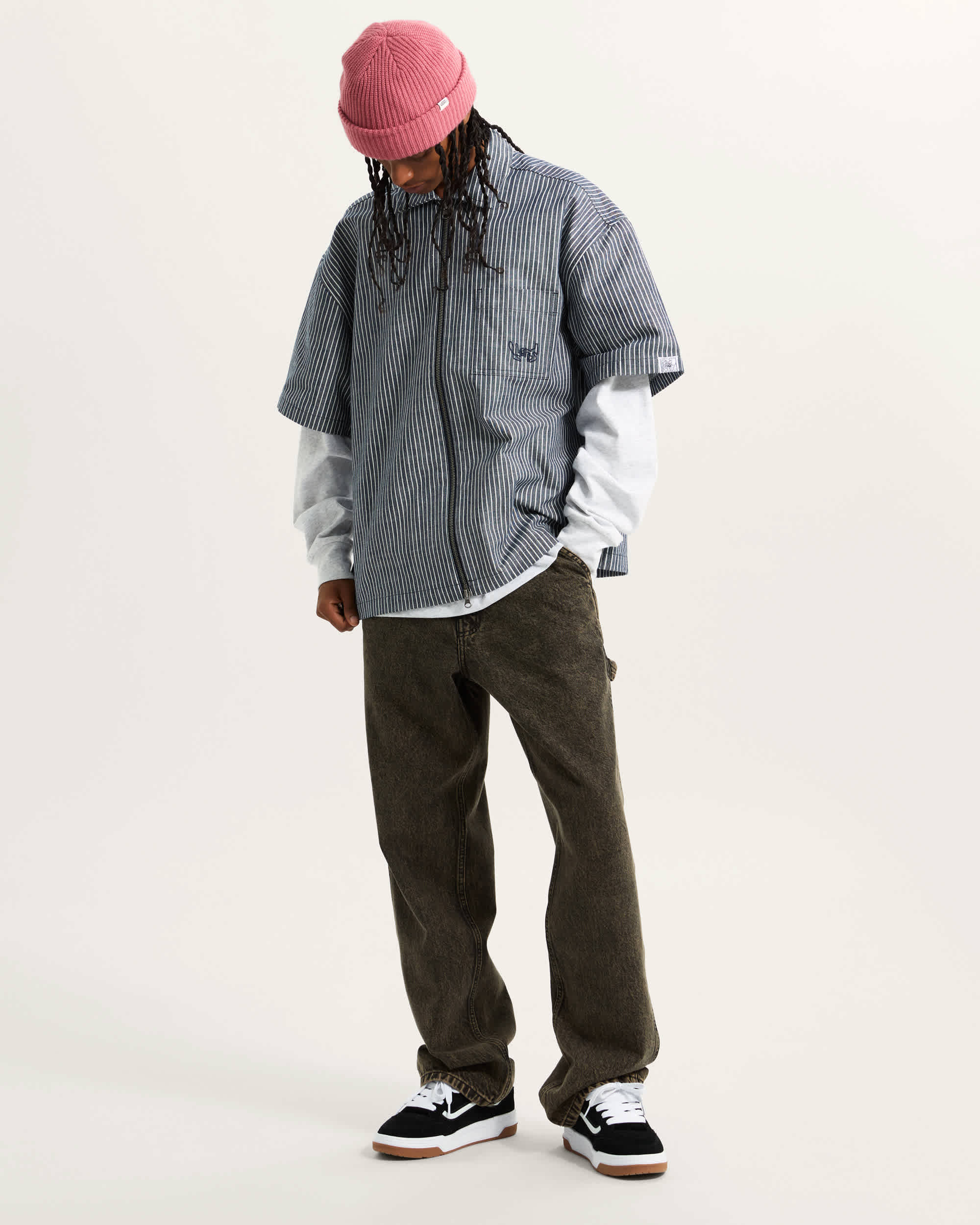 Raw Instinct Woven Shirt VANS Navy ALT4