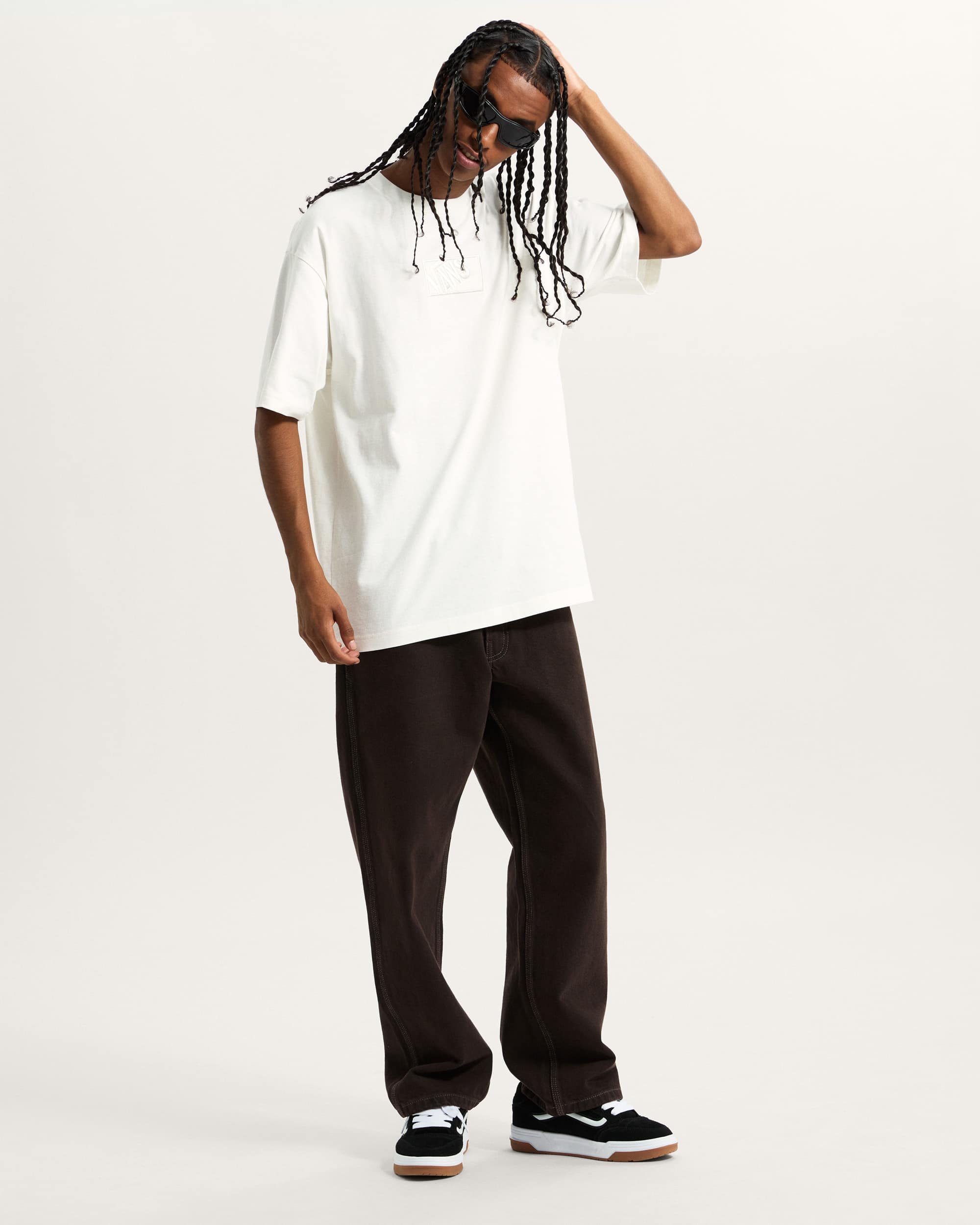 Tshirt Blocked Box Loose VANS Blanc ALT4