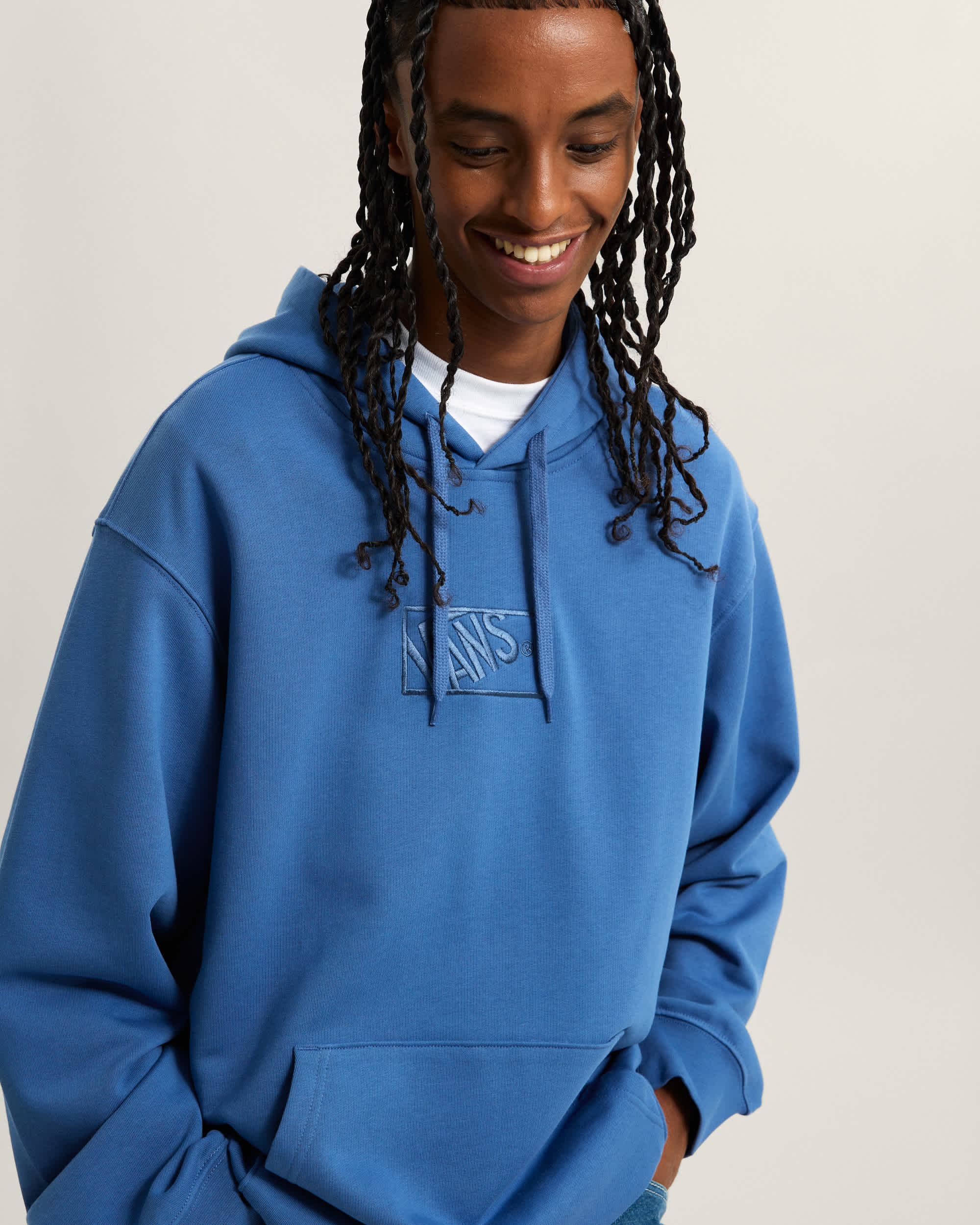 Blocked Box Hoodie VANS Blau ALT2