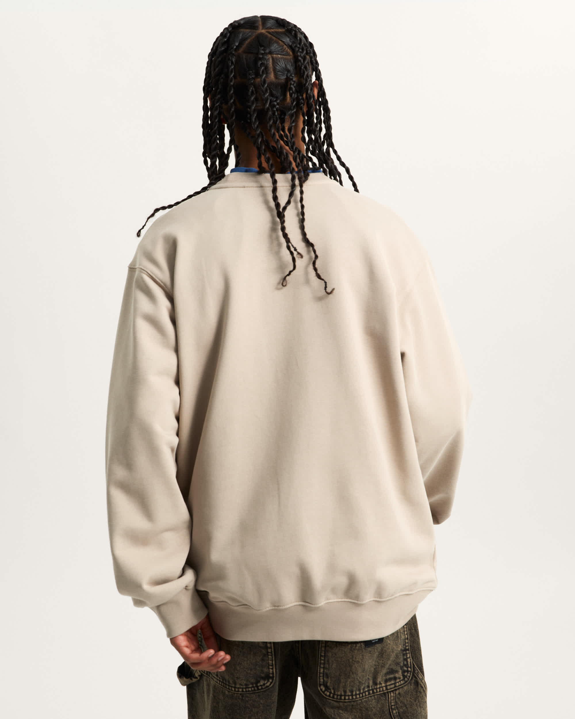 Blocked Box Crew Sweatshirt VANS Beige ALT3