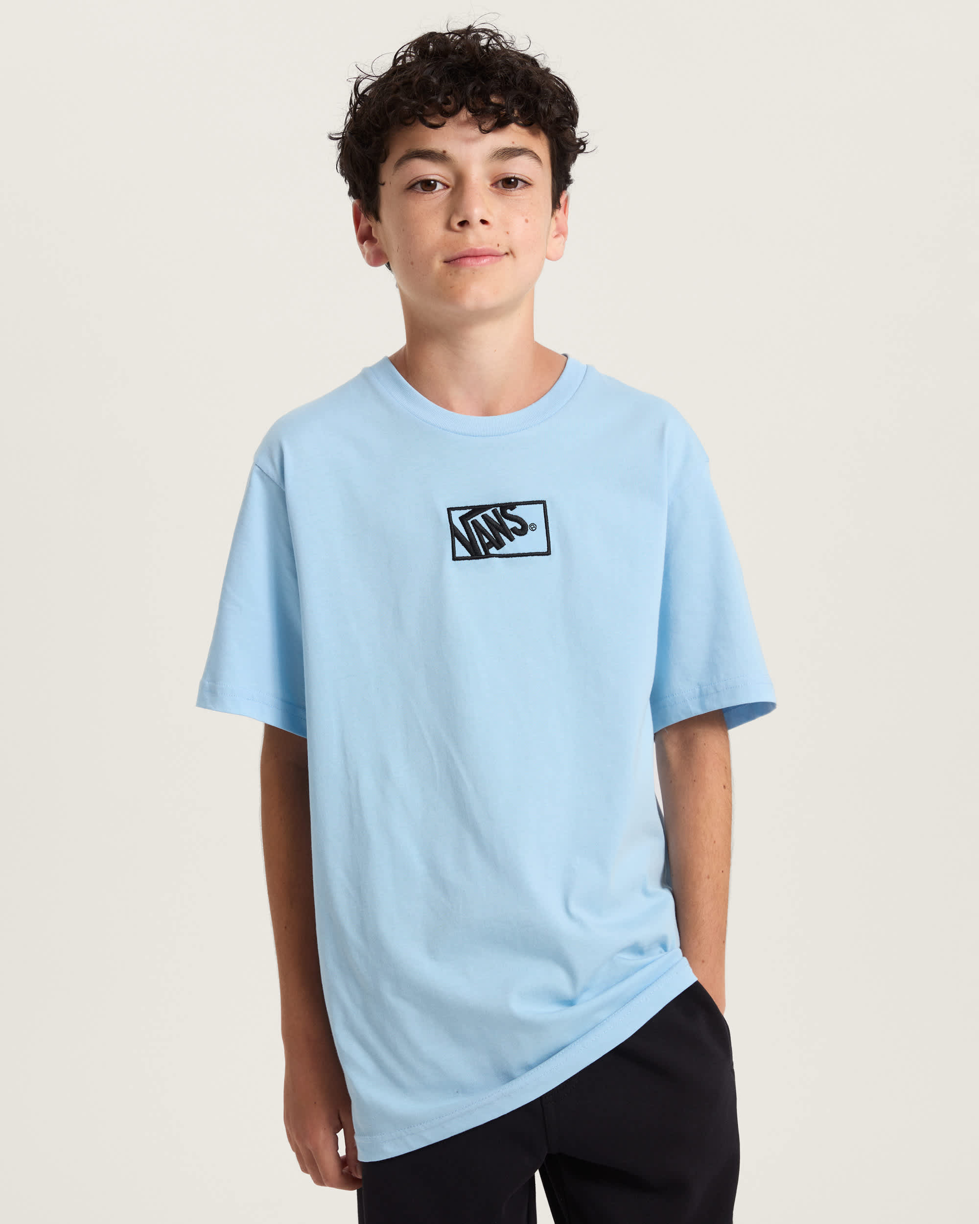 Kinder Blocked Box TShirt 814 Jahre VANS Blau ALT2