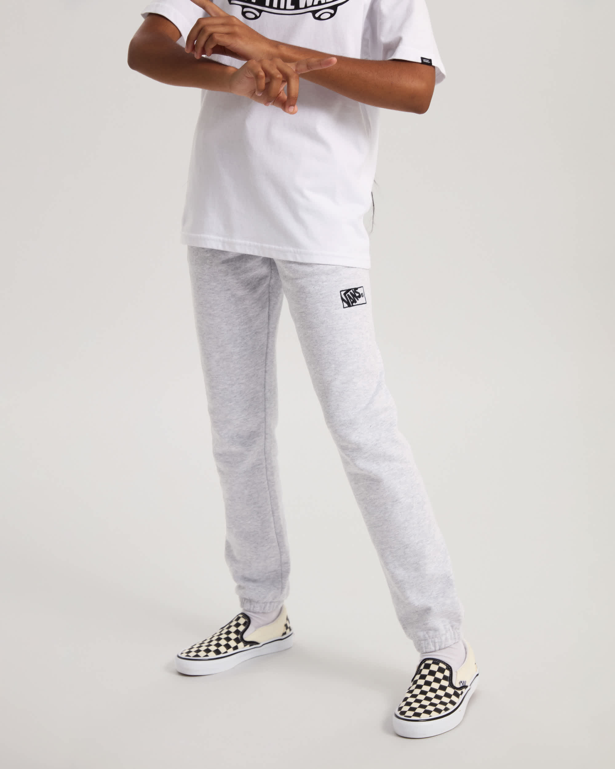 Kinder Blocked Box Jogginghose 814 Jahre VANS Grau ALT6