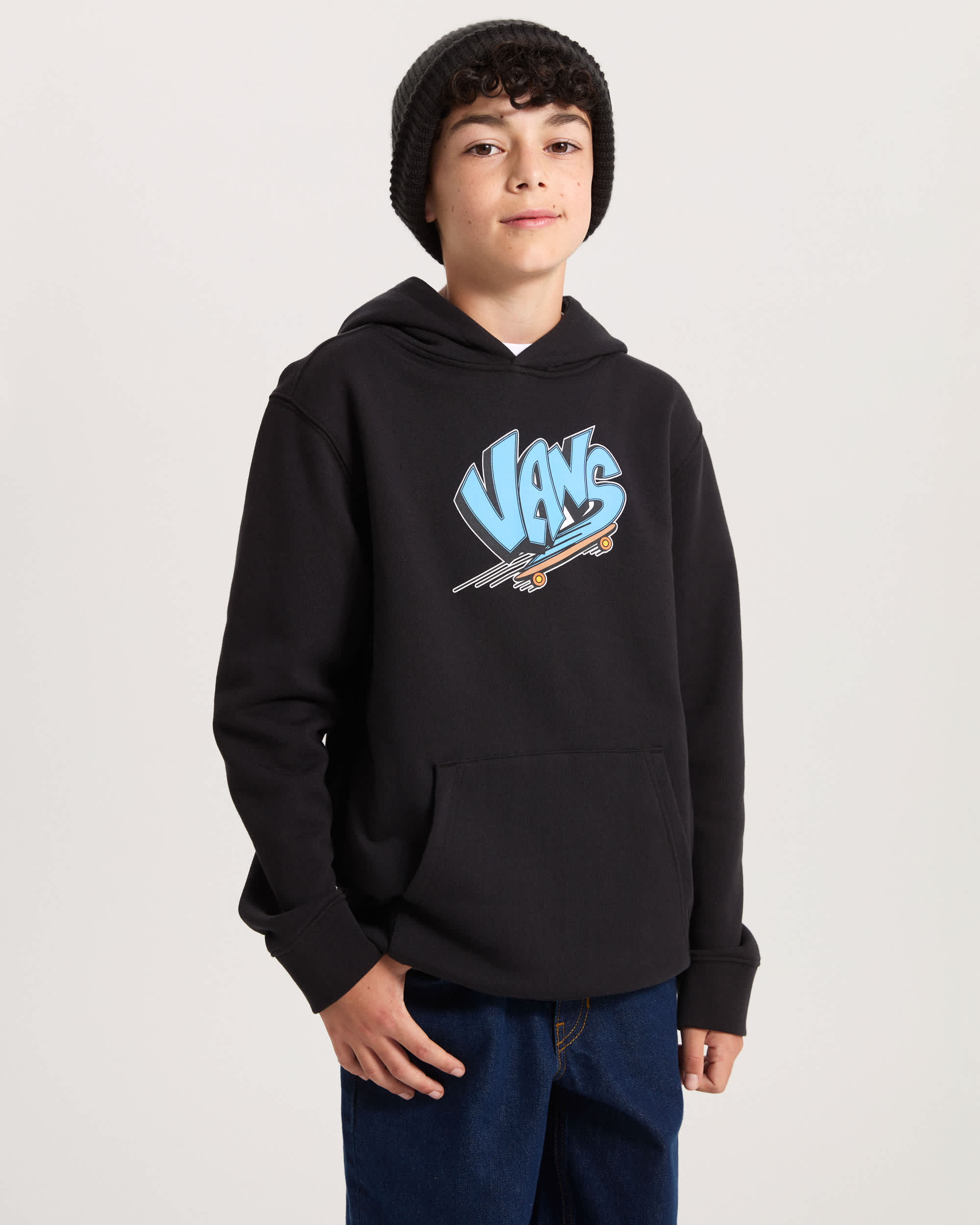 Sweat  Capuche Vans Sk8 Ado 814 ans VANS Noir ALT2