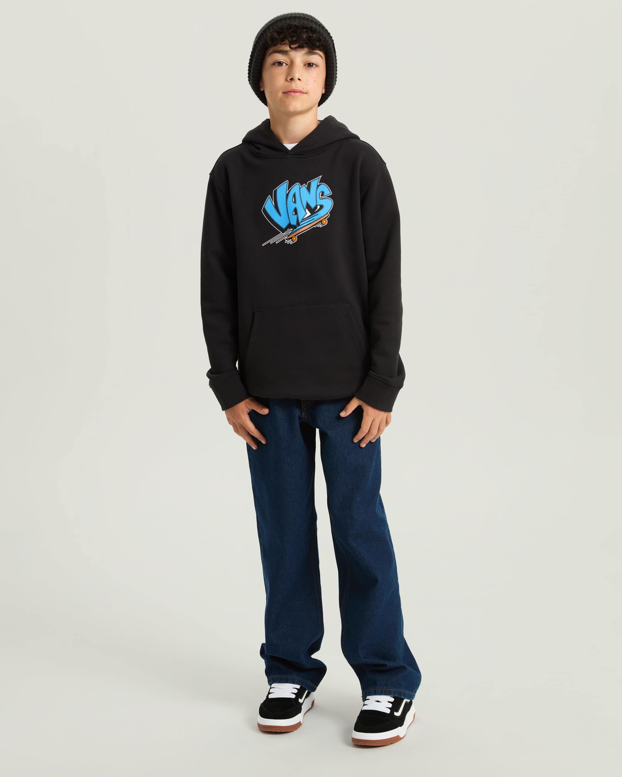 Sweat  Capuche Vans Sk8 Ado 814 ans VANS Noir ALT4