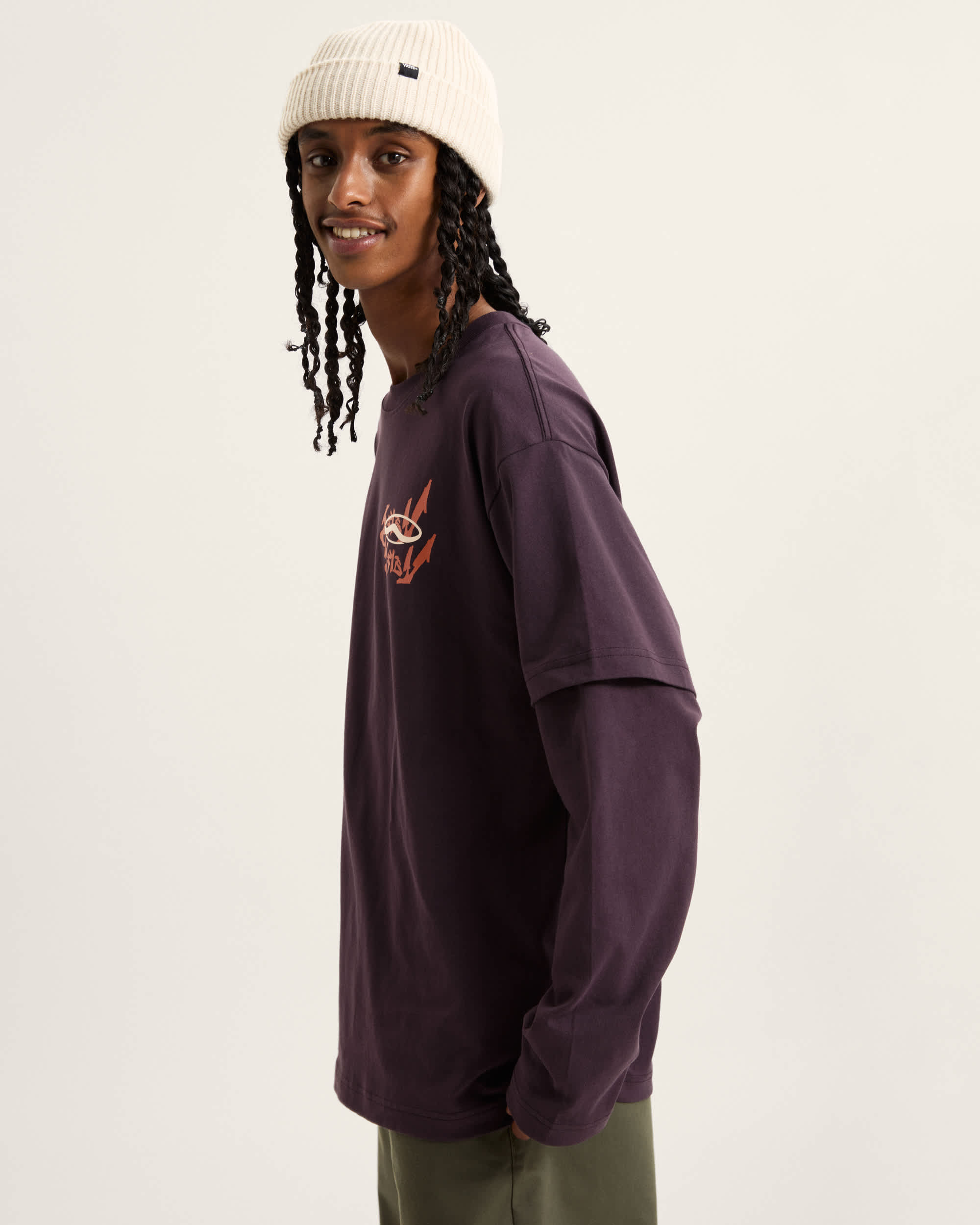 For Nothing Twofer TShirt VANS Blau ALT4