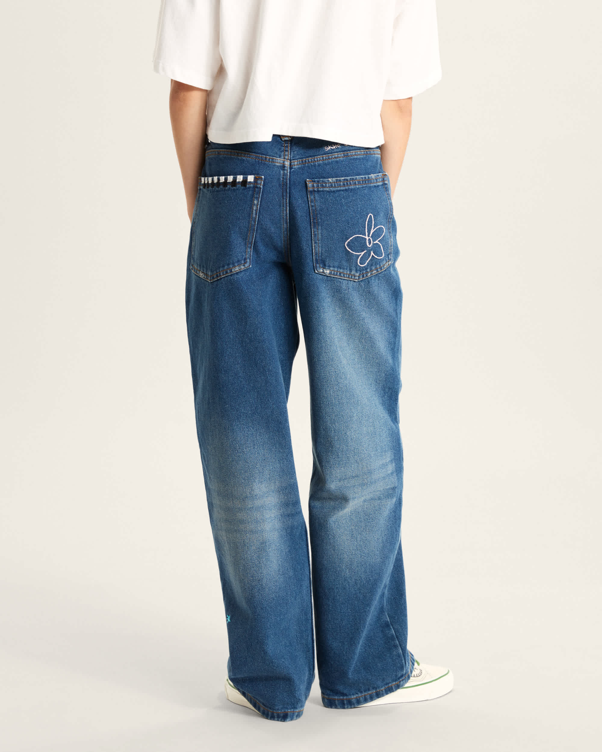 Sirelle Embroidered Hose VANS Blau ALT3