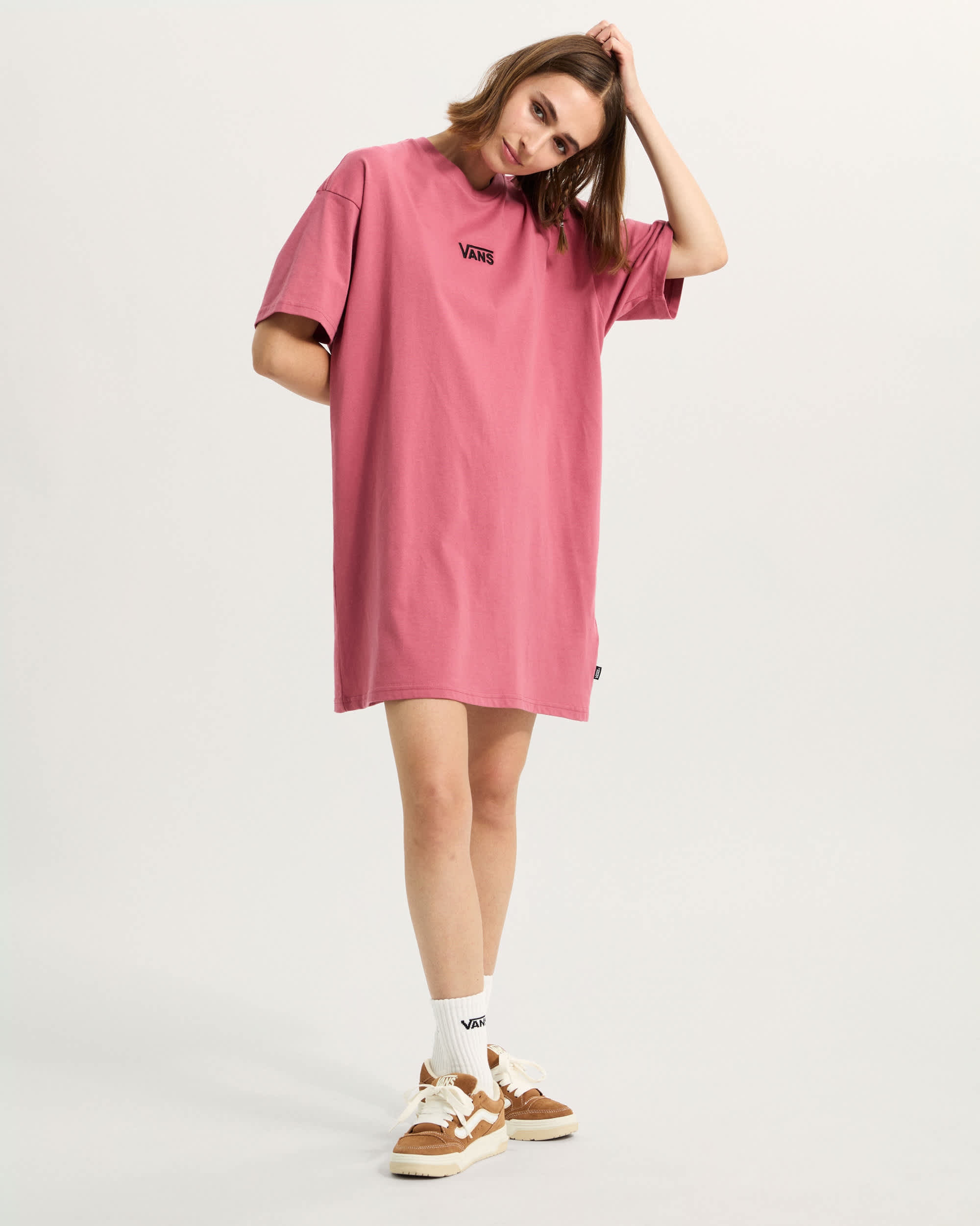 Center Vee TShirtKleid VANS Rosa ALT2