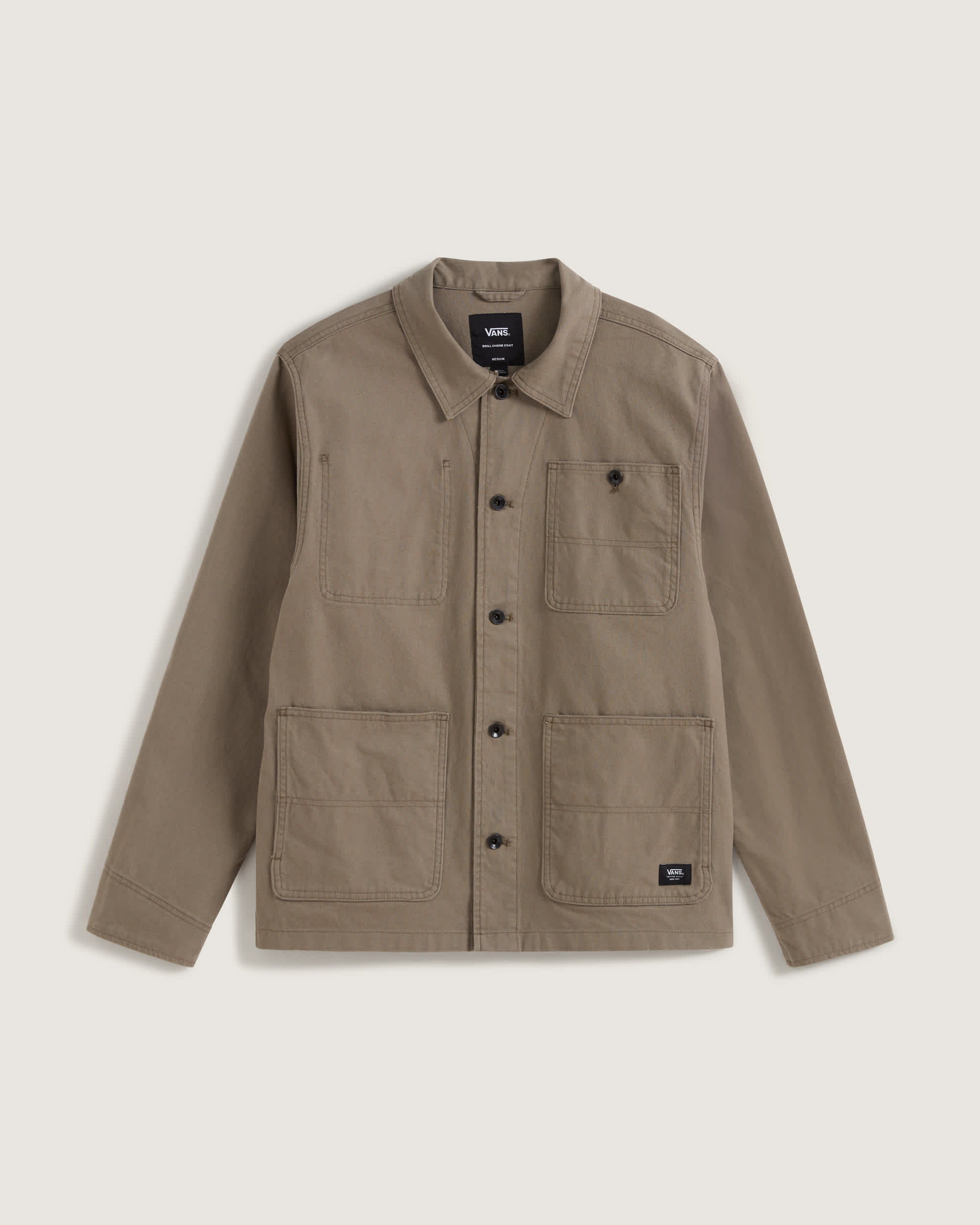 Drill Chore Canvas Jacket VANS Brown HERO
