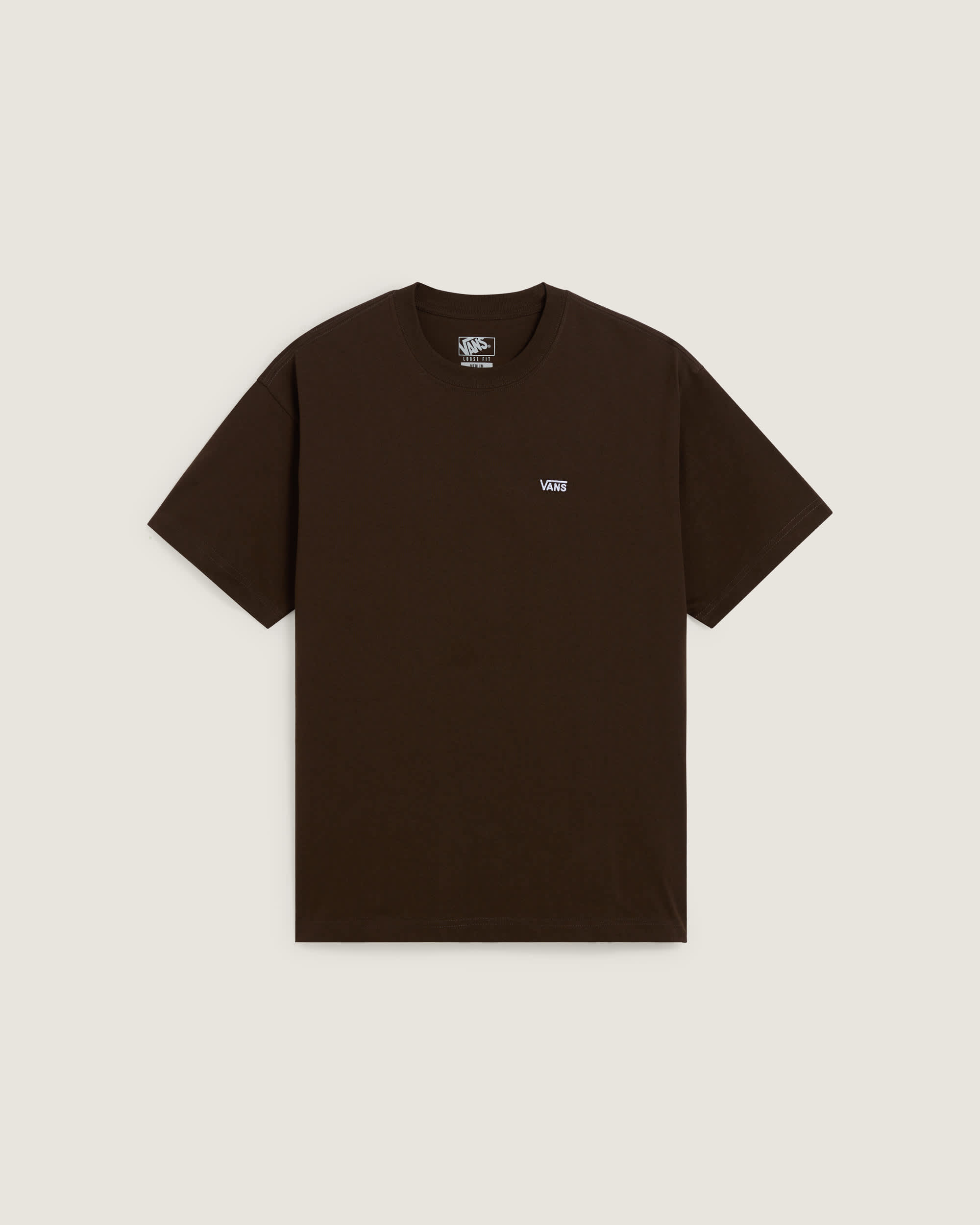 Left Chest II Logo TShirt VANS Braun HERO