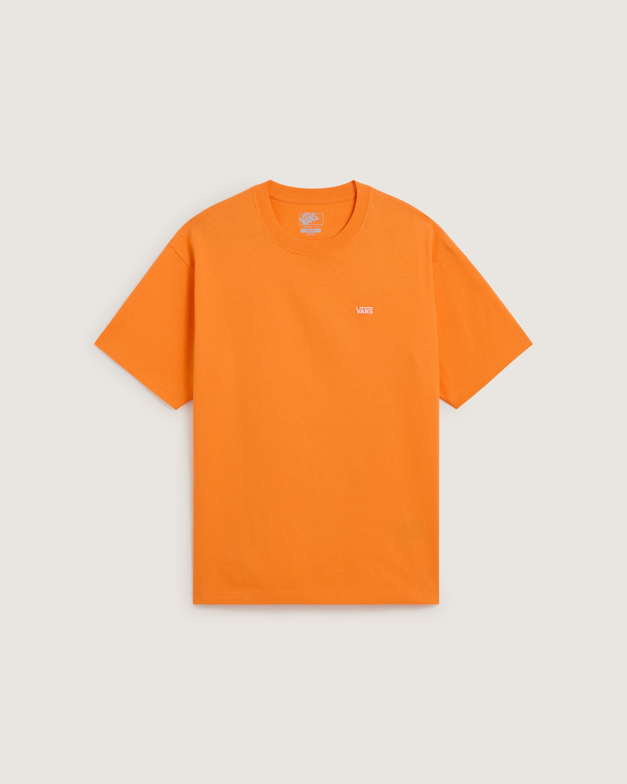Left Chest Loose Fit Short Sleeve TShirt VANS Orange HERO