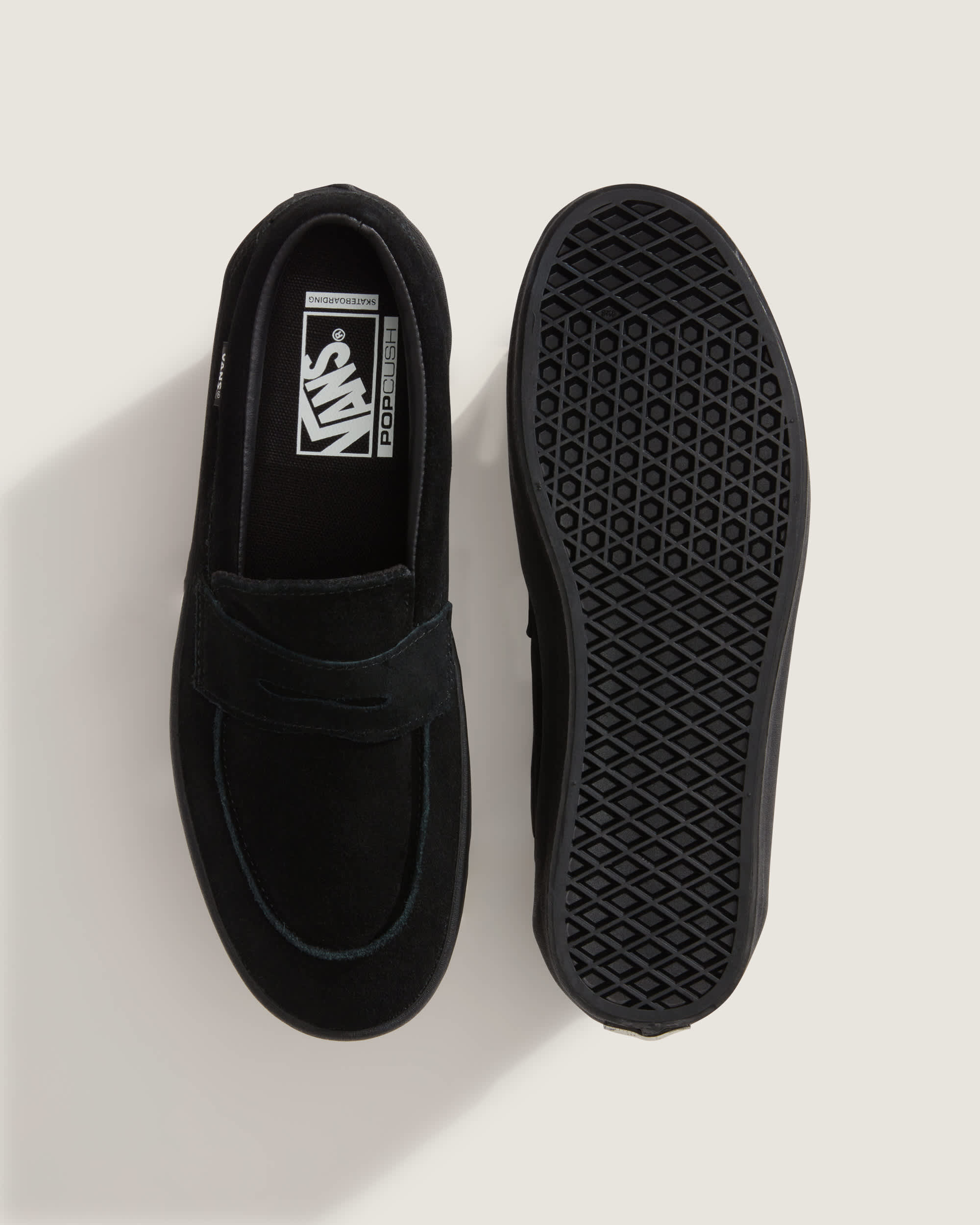 Skate Loafer Schuhe VANS Schwarz ALT2