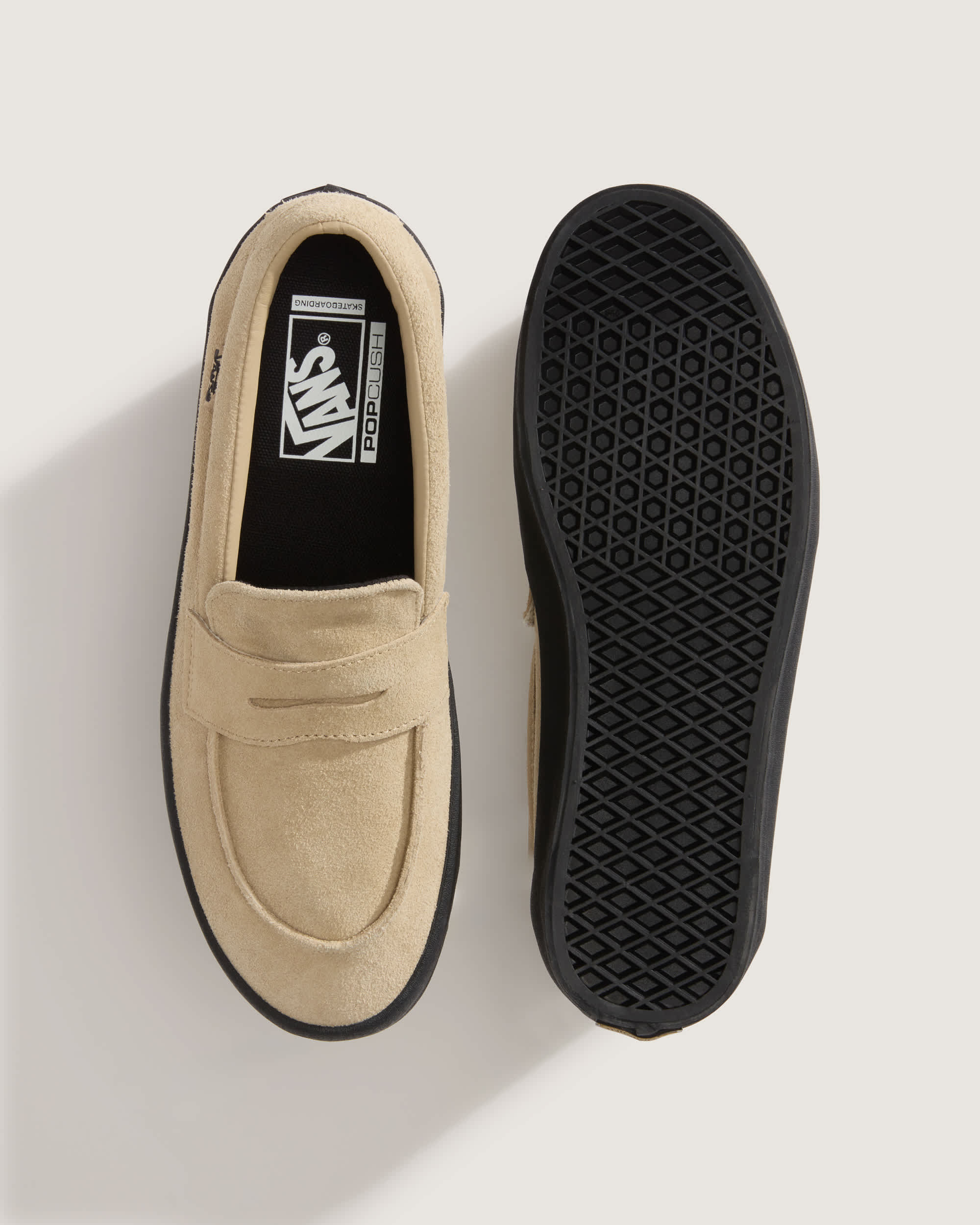 Skate Loafer Schuhe VANS Beige ALT2