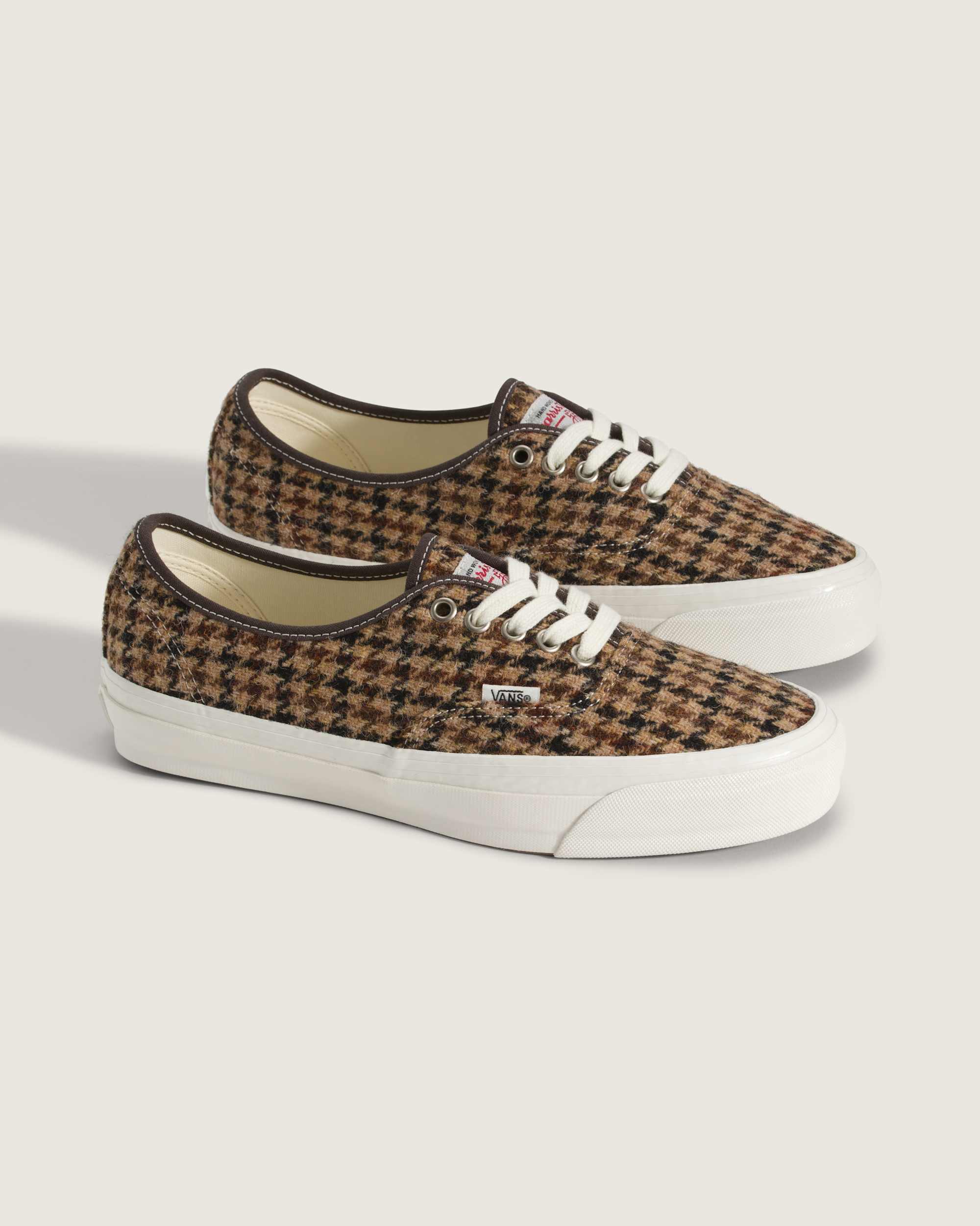 Premium Authentic Harris Tweed Schuhe VANS Braun ALT1