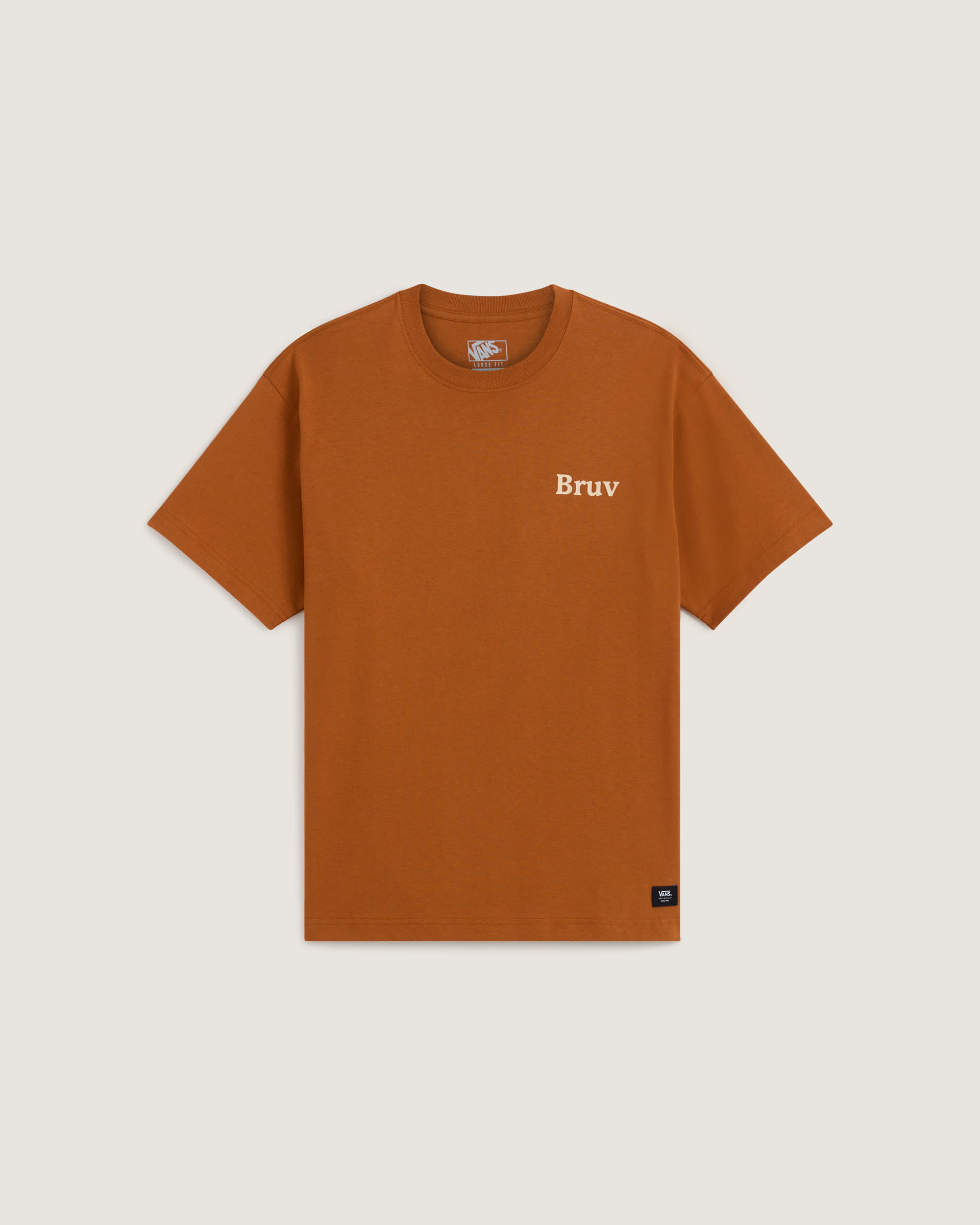 Bruv Tshirt VANS OrangeBrown HERO