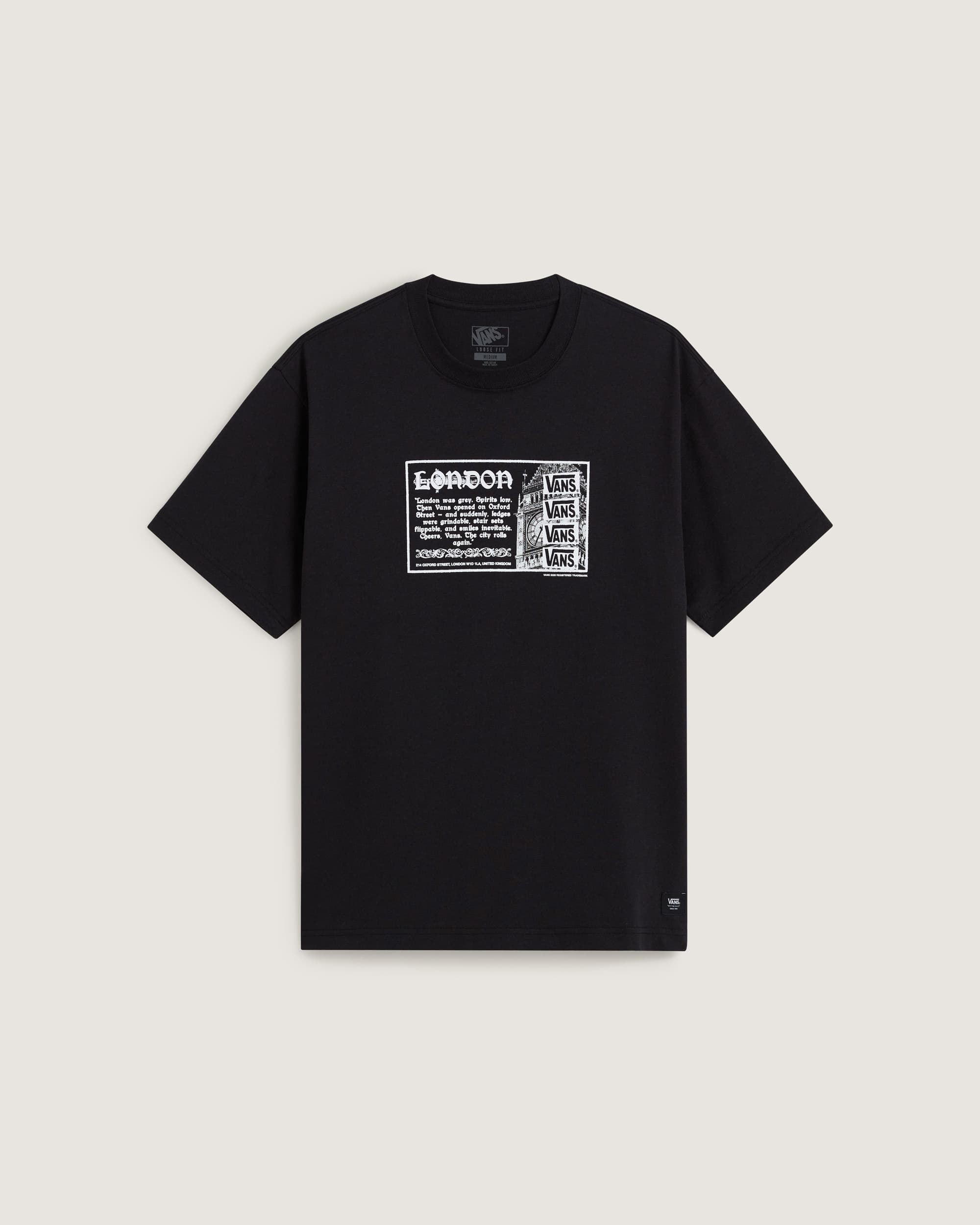 Post Card TShirt VANS Black HERO